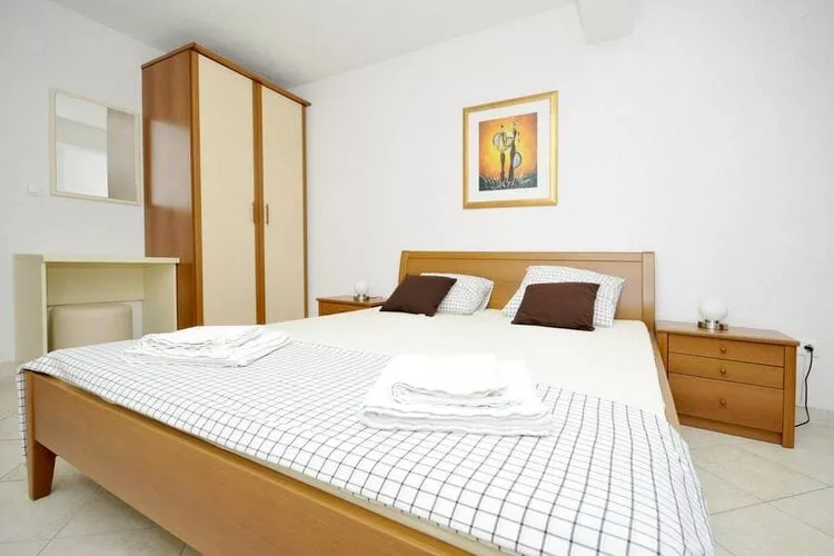 Apartments Villa Moonlight - One Bedroom Apartment with Sea View Balcony and Terrace (Sandra)-Bedroom