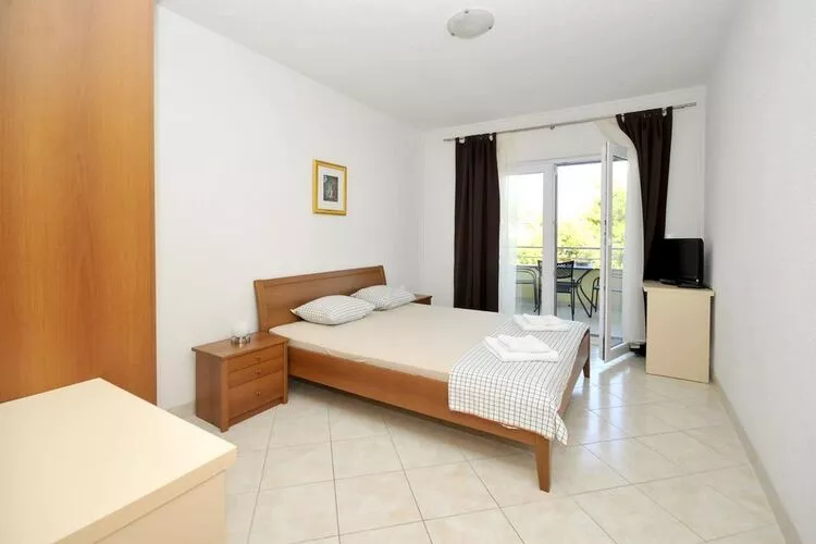 Apartments Villa Moonlight - One Bedroom Apartment with Sea View Balcony (Junior)-Bedroom