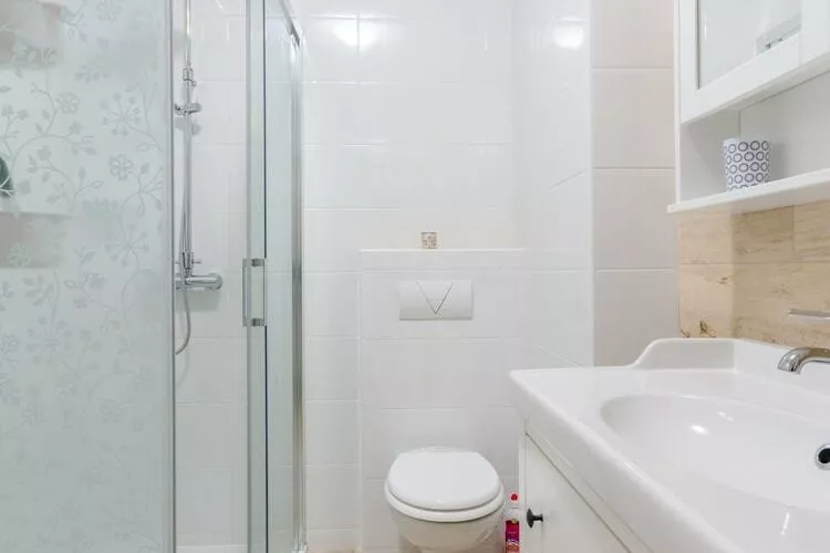 Apartments Villa Kameja - Two Bedroom Apartment with Terrace and Sea View (Crni)-Badezimmer
