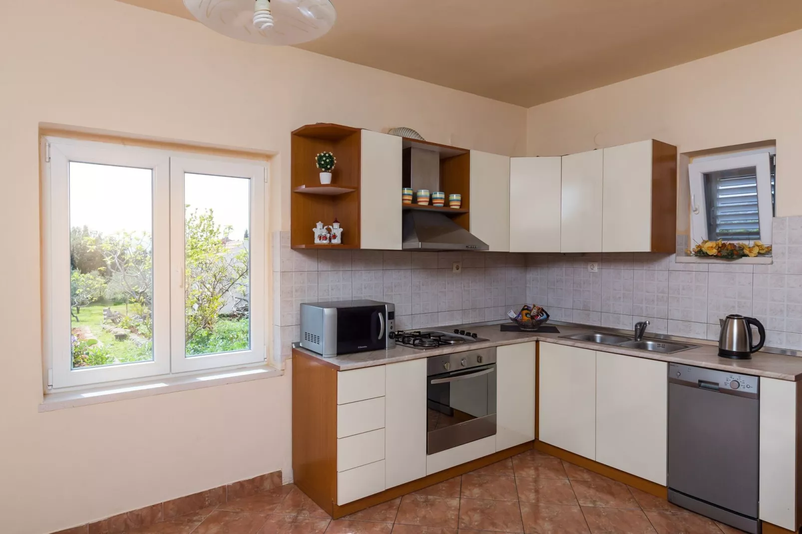 Apartment Ani - Two Bedroom Apartment with Terrace and Garden View-Kitchen