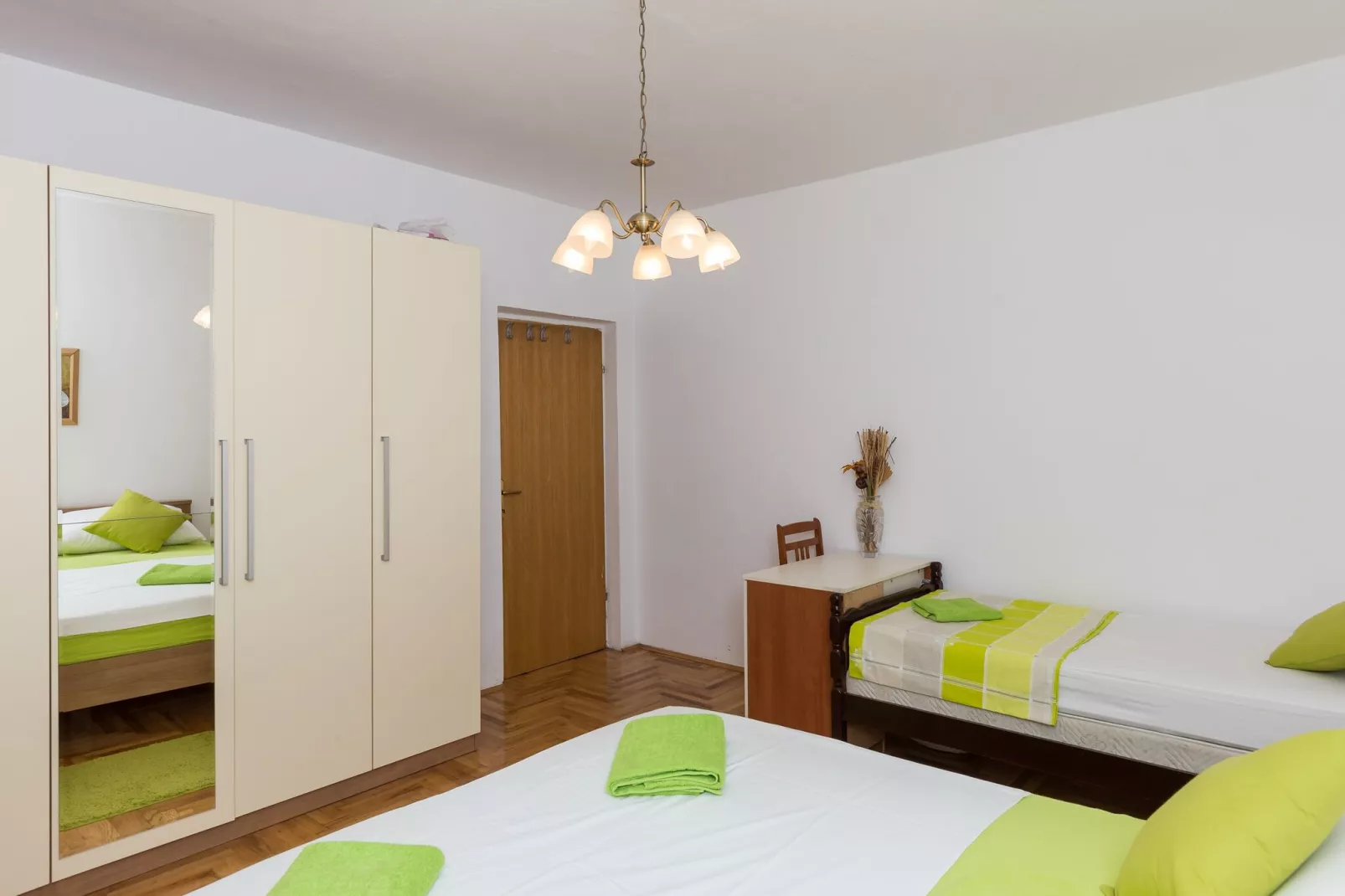 Apartment Ani - Two Bedroom Apartment with Terrace and Garden View-Bedroom
