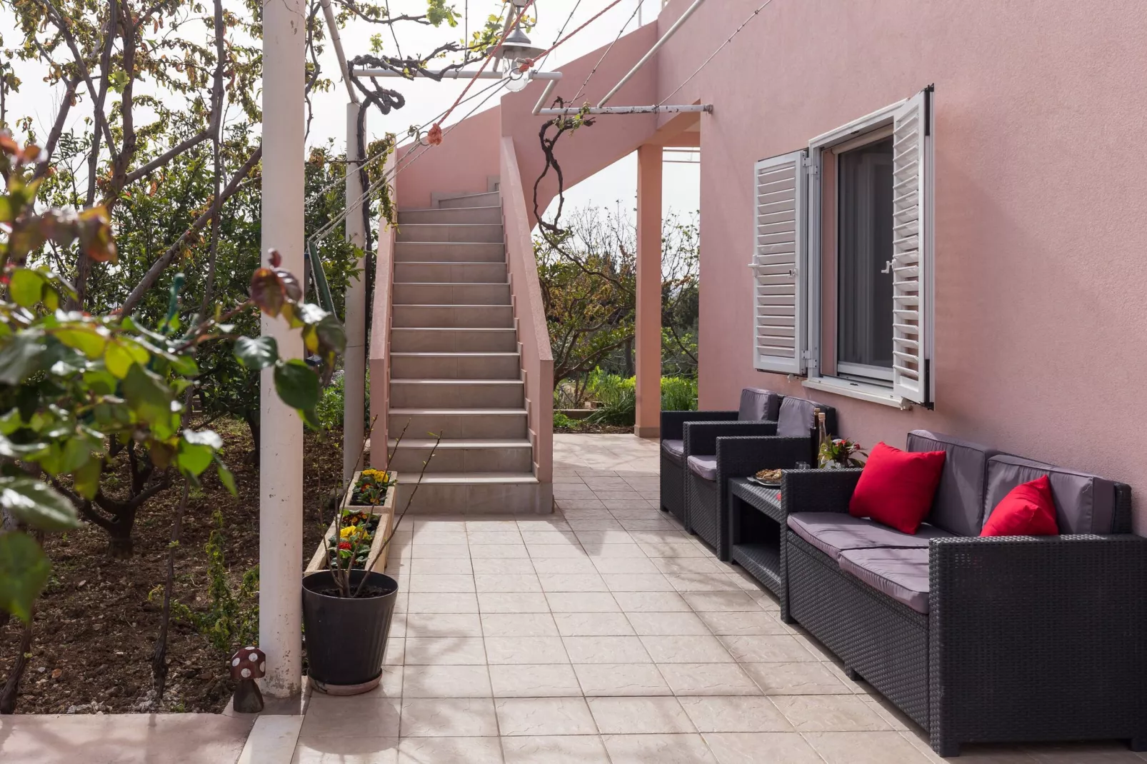 Apartment Ani - Two Bedroom Apartment with Terrace and Garden View-Terrace