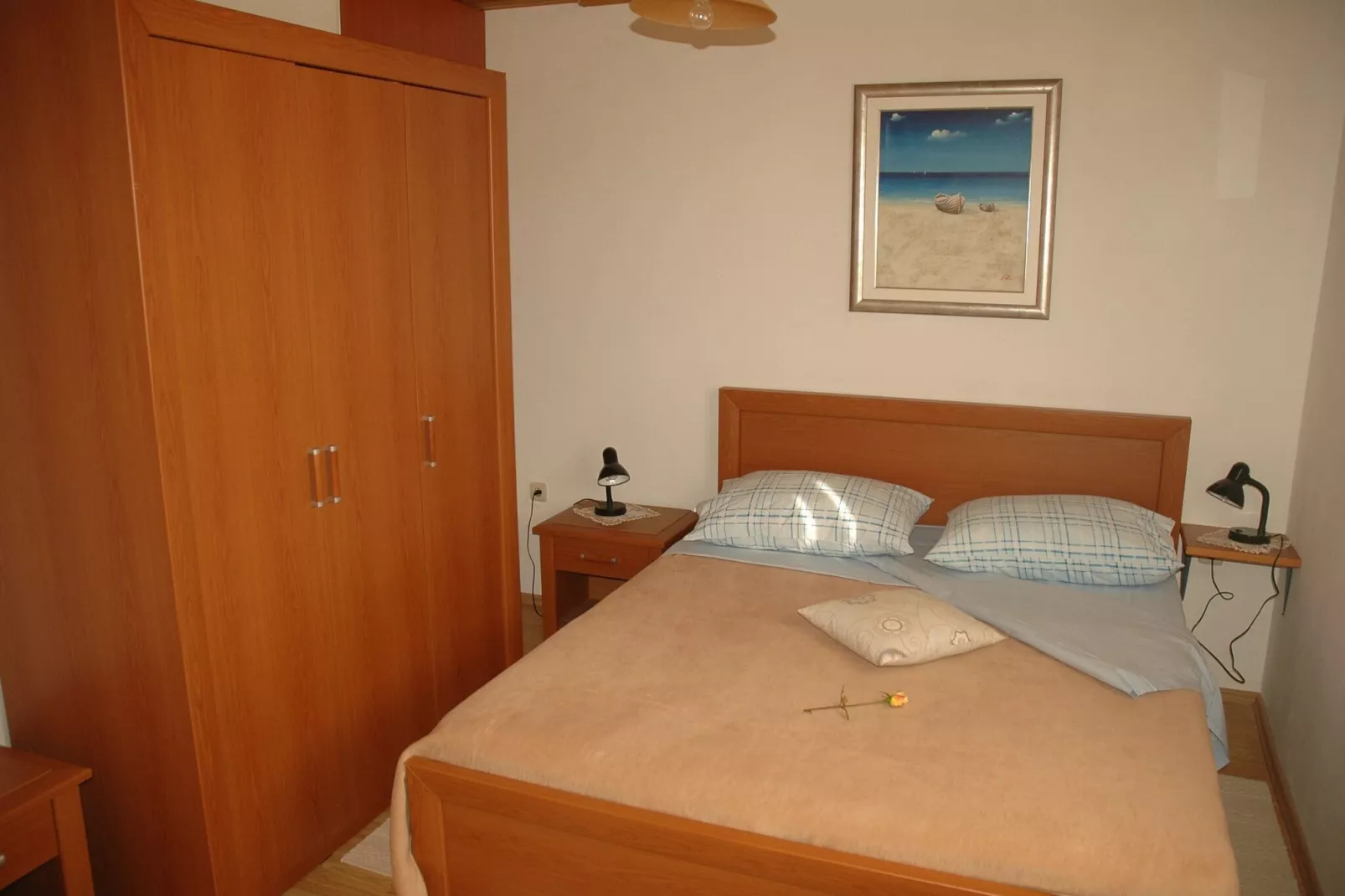 Apartment Vukorep - Two Bedroom Apartment with Terrace and Field View-Bedroom