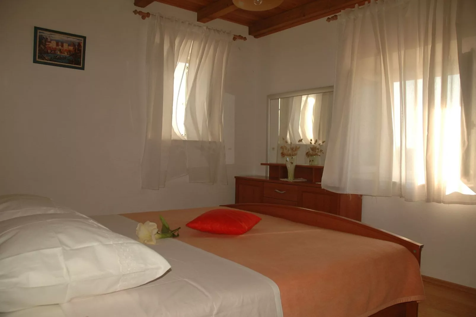 Apartment Vukorep - Two Bedroom Apartment with Terrace and Field View-Bedroom