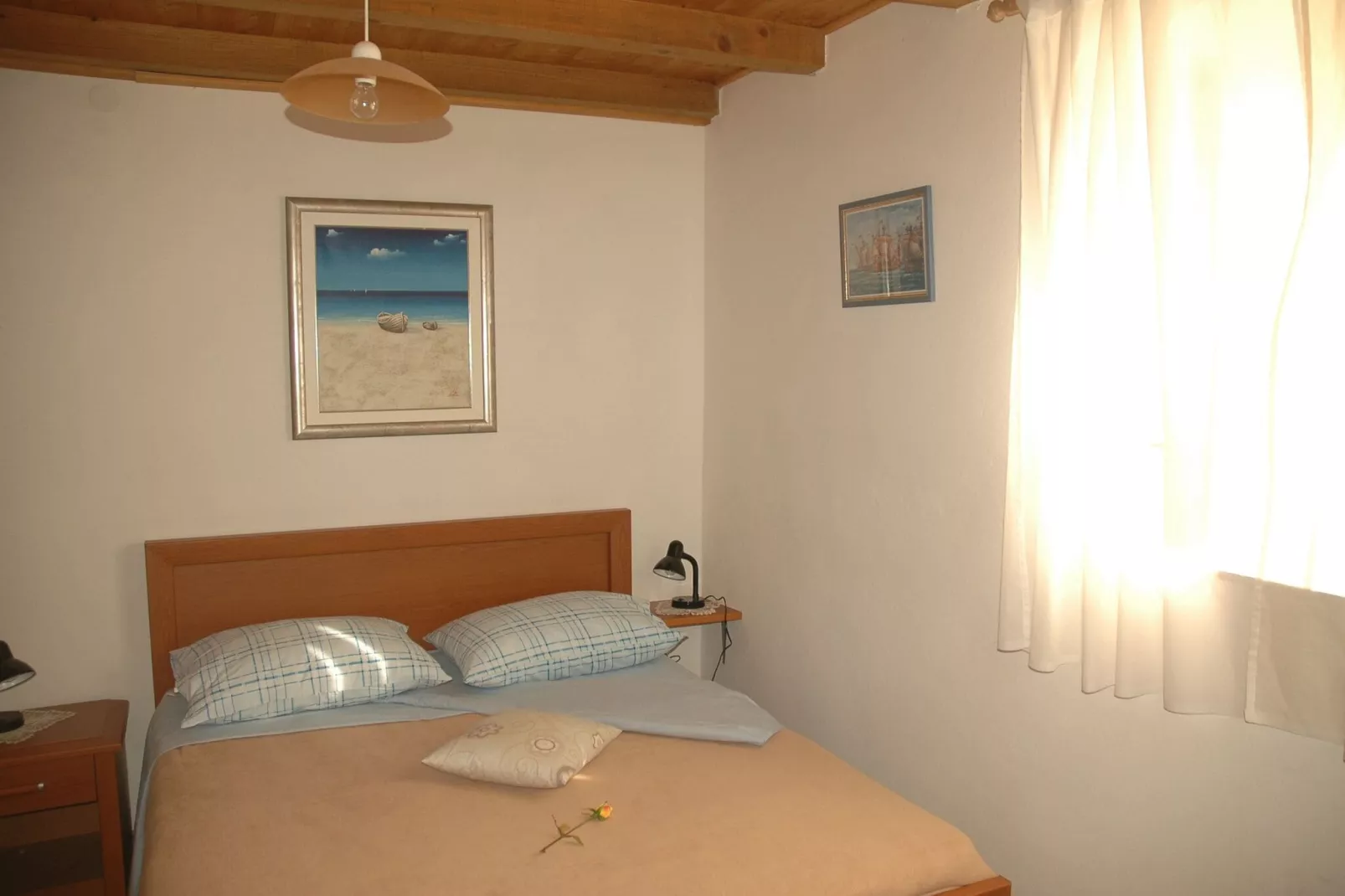 Apartment Vukorep - Two Bedroom Apartment with Terrace and Field View-Bedroom