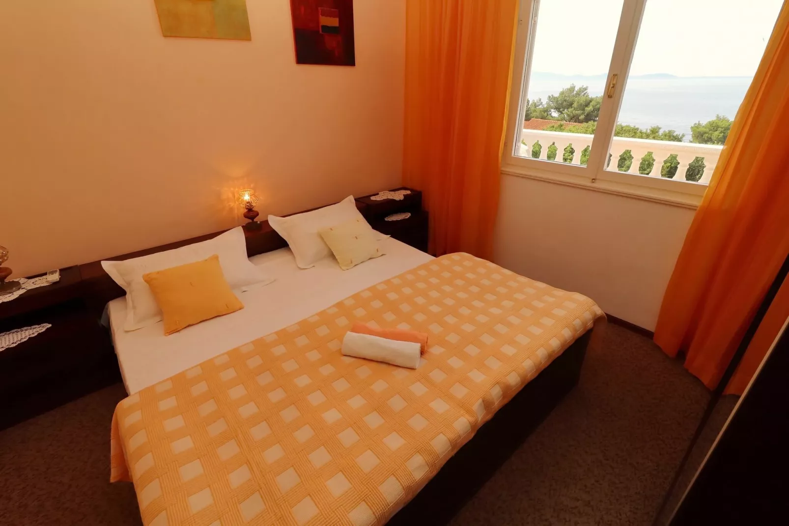 Apartments Villa Marijana - Two Bedroom Apartment with Terrace and Sea View (Marijana 1)-Bedroom