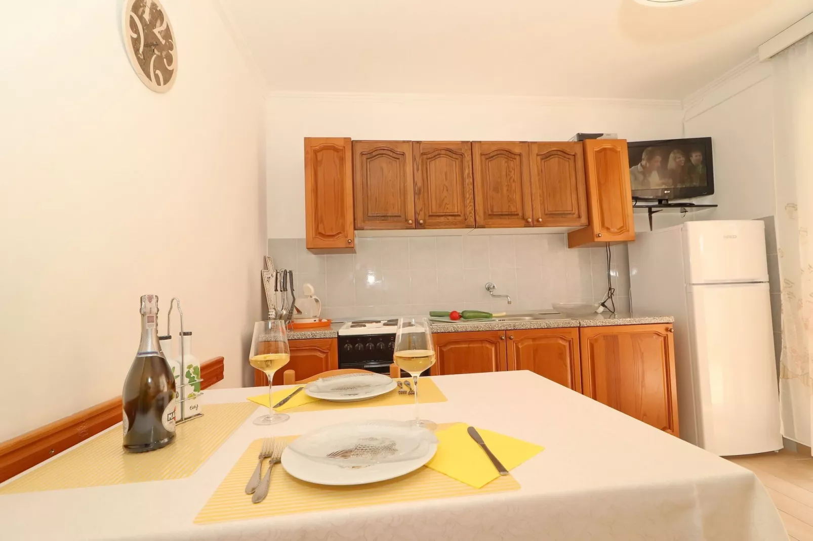 Apartments Villa Marijana - One Bedroom Apartment with Terrace and Garden View (Marijana 3)-Salle à manger