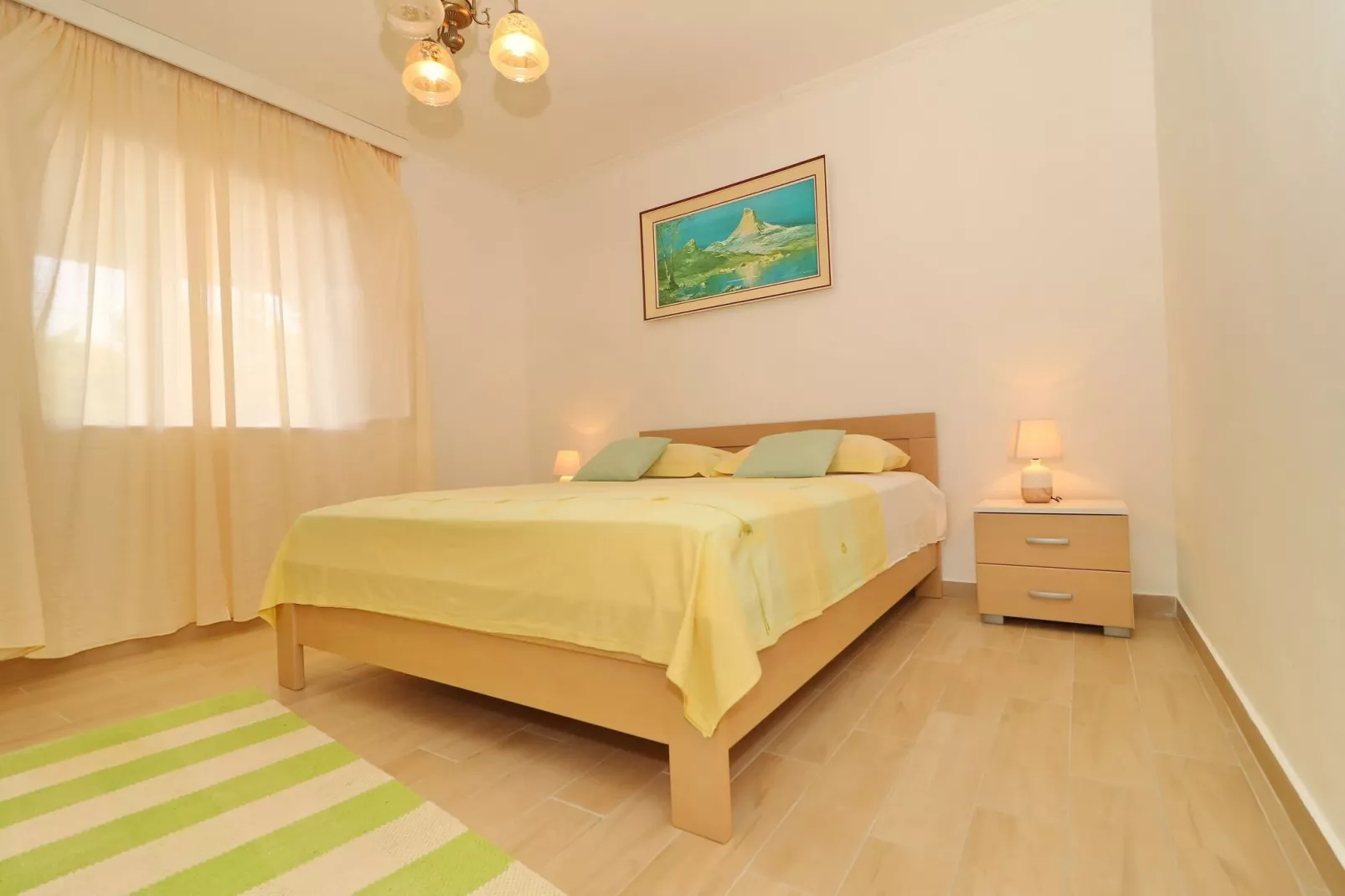 Apartments Villa Marijana - One Bedroom Apartment with Terrace and Garden View (Marijana 3)-Chambre