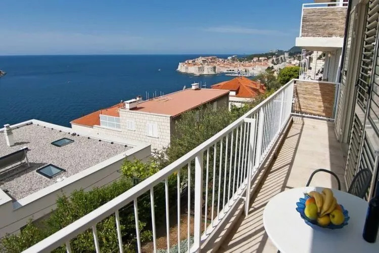 Apartments Sipa - Comfort Two Bedroom Apartment with Balcony and Sea View (Apartman B)-Terrace balcony