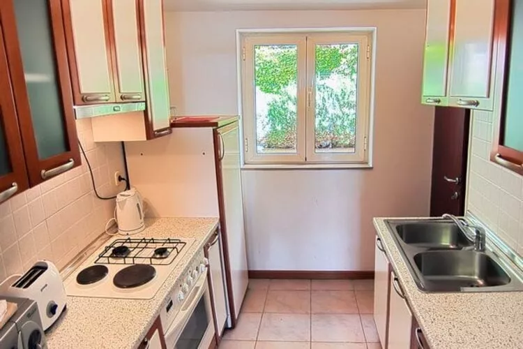 Apartments Sipa - Premium Two Bedroom Apartment with Balcony and Sea View (Apartman A)-Kitchen