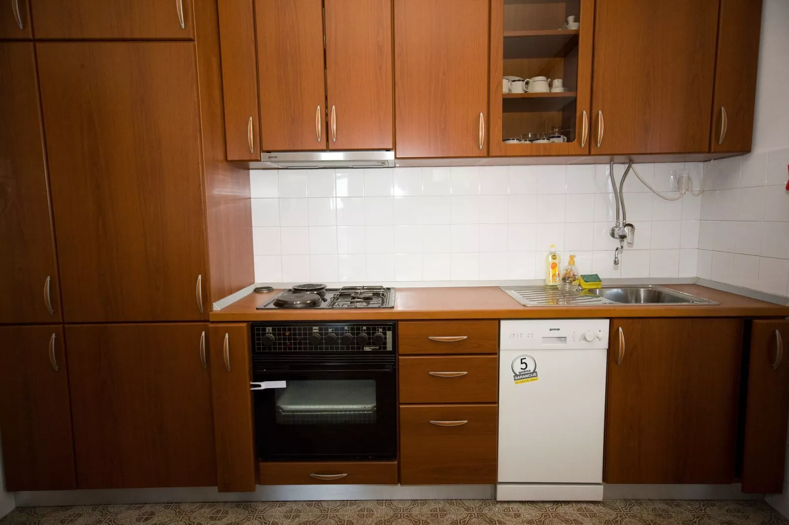 Apartments Sipa - Superior Two Bedroom Apartment with Balcony and Sea View (Apartman F)-Kitchen