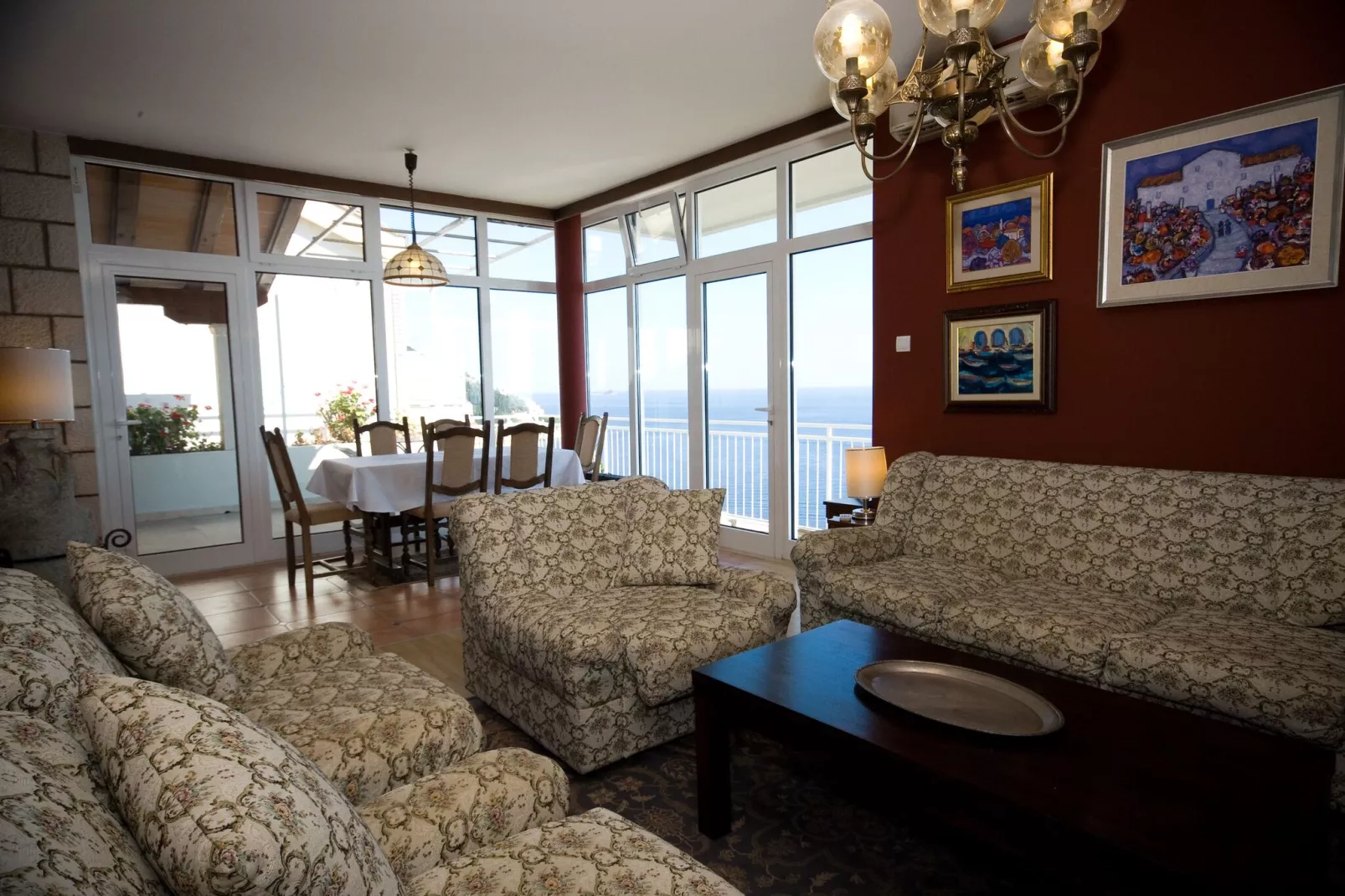 Apartments Sipa - Superior Two Bedroom Apartment with Balcony and Sea View (Apartman F)-Indoor