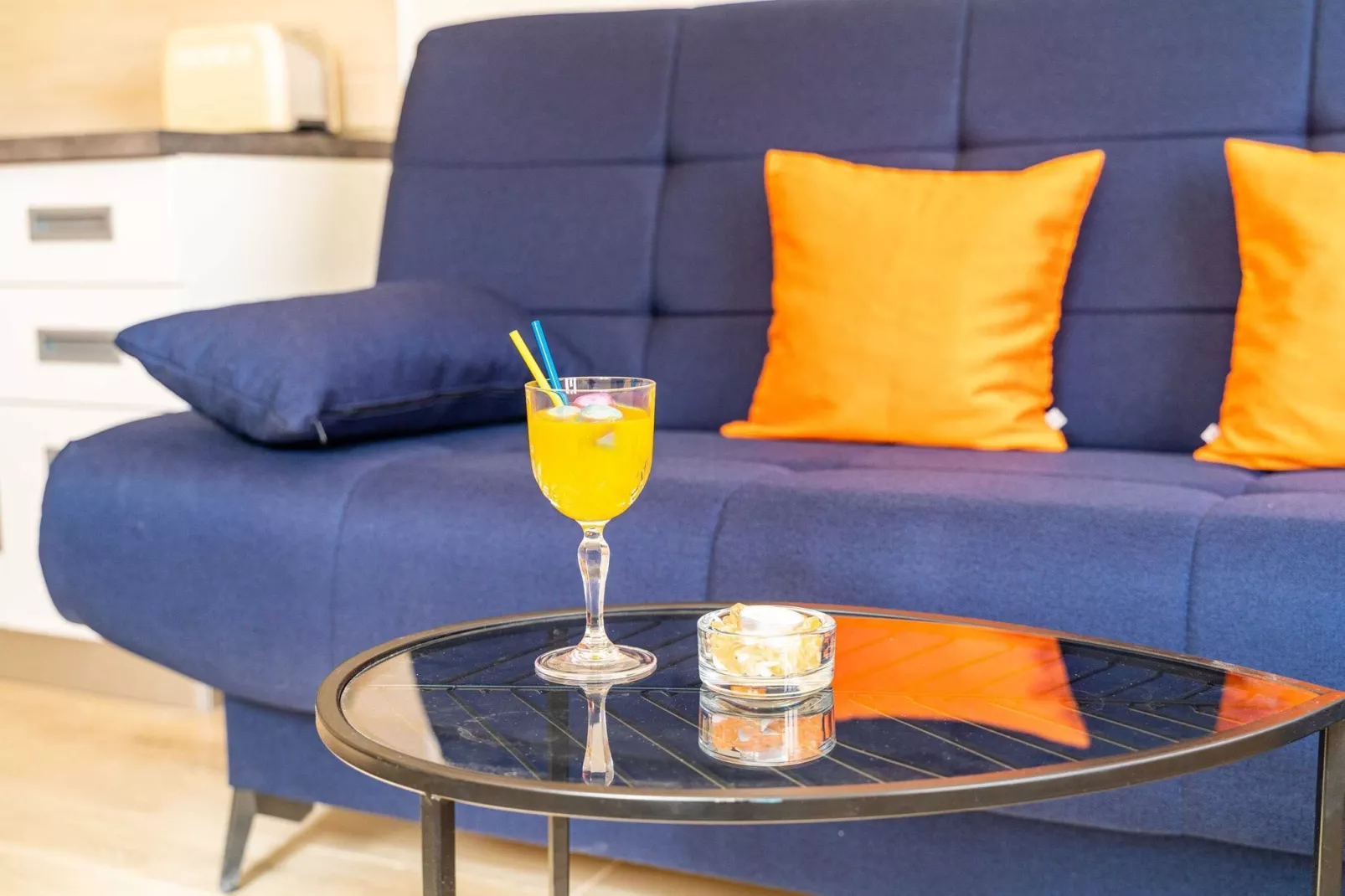 Apartments Blažević - One Bedroom Apt with Terrace-Living room