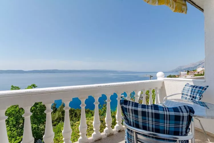 Villa Kosa - Two Bedroom Apartment with Balcony and Sea View (A2 Plavi)-Terrace balcony