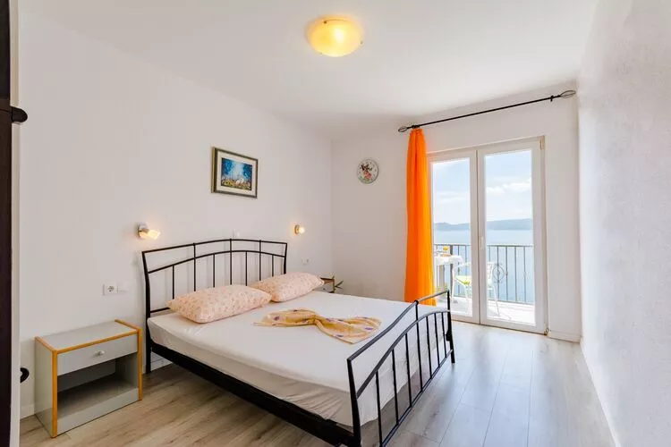 Villa Kosa - Two Bedroom Apartment with Balcony and Sea View (Roko)-Bedroom