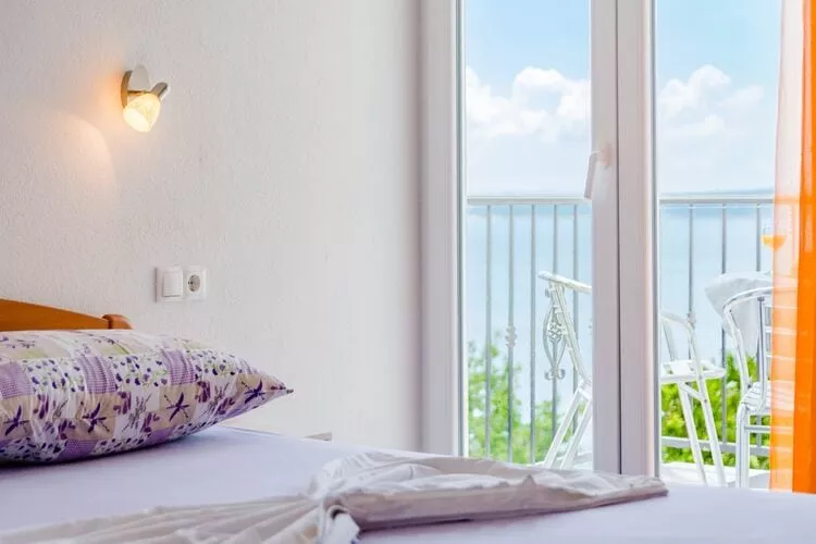 Villa Kosa - Two Bedroom Apartment with Balcony and Sea View (Roko)-Bedroom