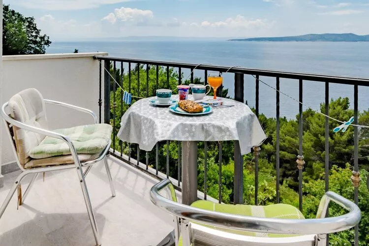 Villa Kosa - Two Bedroom Apartment with Balcony and Sea View (Roko)-Terrace balcony