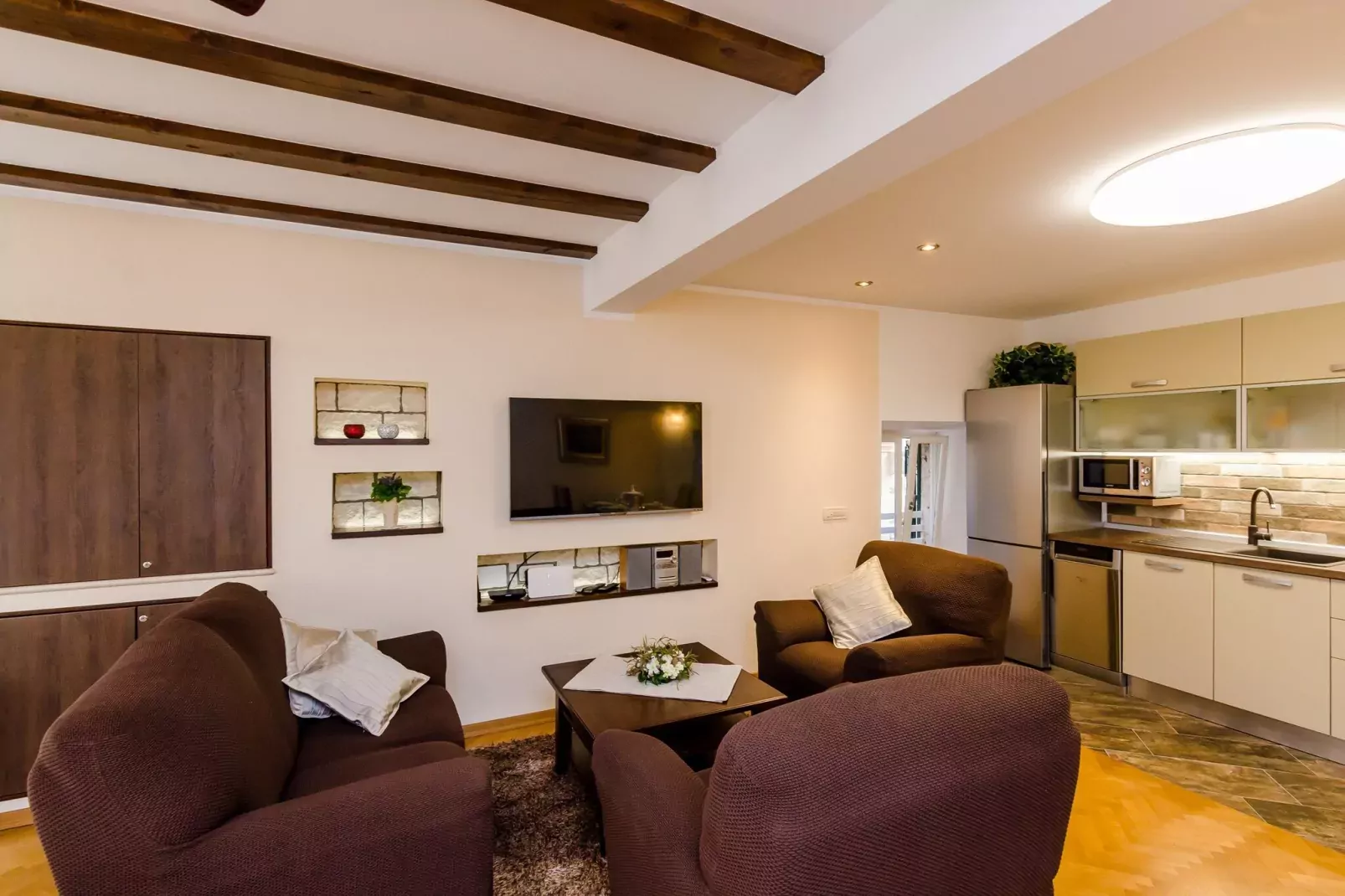 Apartment Maru Prestige - Comfort Duplex Two Bedroom Apartment-Salon