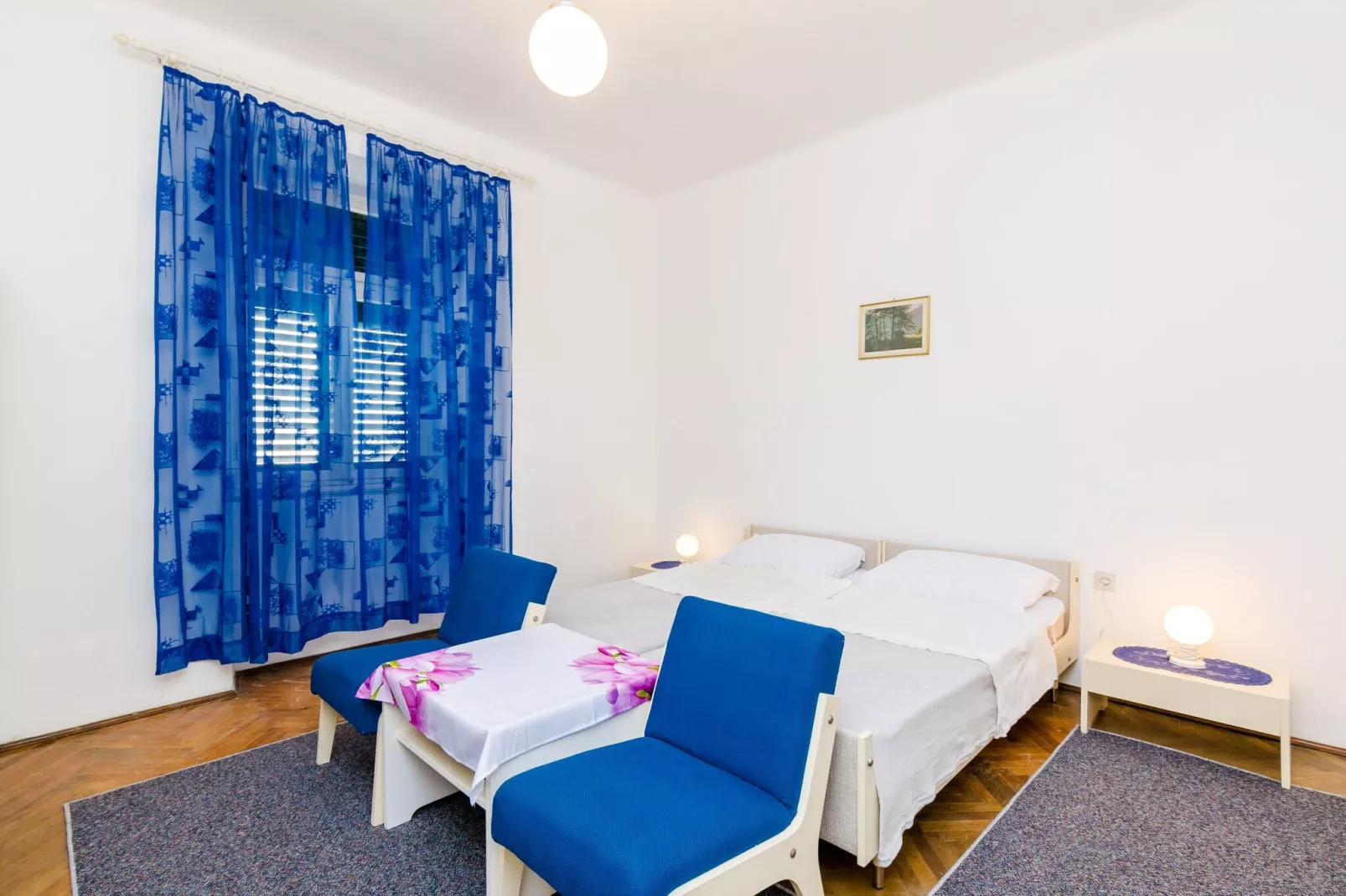Apartment Lucy - Two Bedroom Apartment with Terrace and City View ( Gustin )-Bedroom