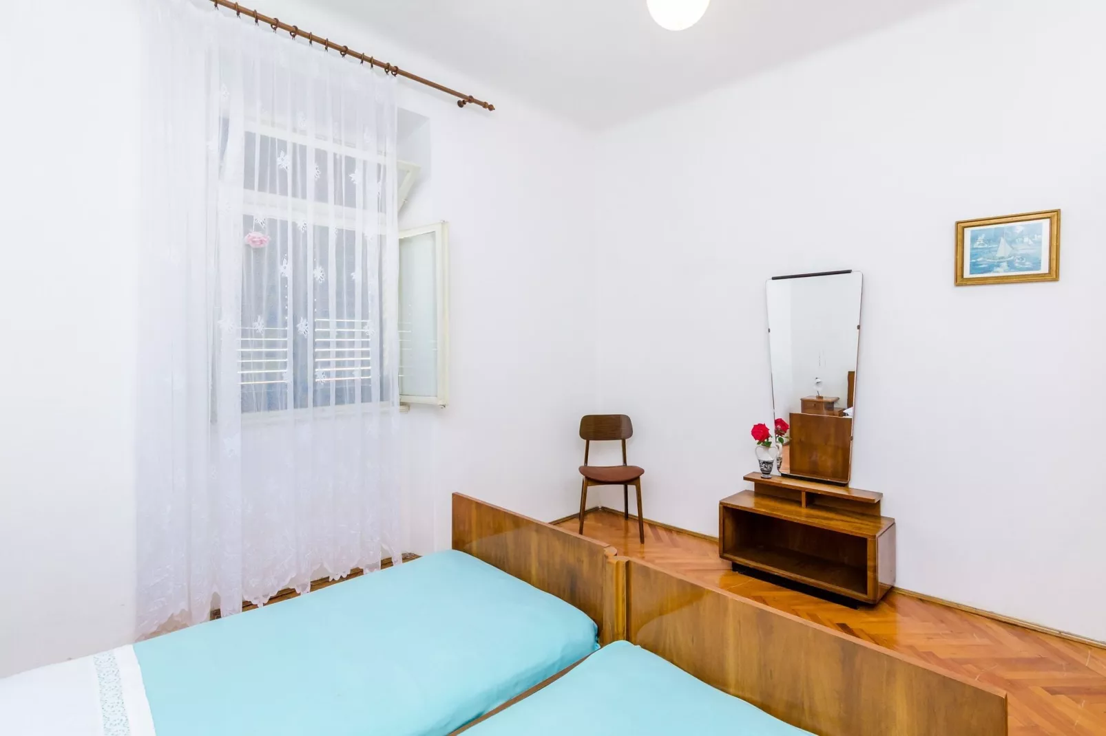 Apartment Lucy - Two Bedroom Apartment with Terrace and City View ( Gustin )-Bedroom