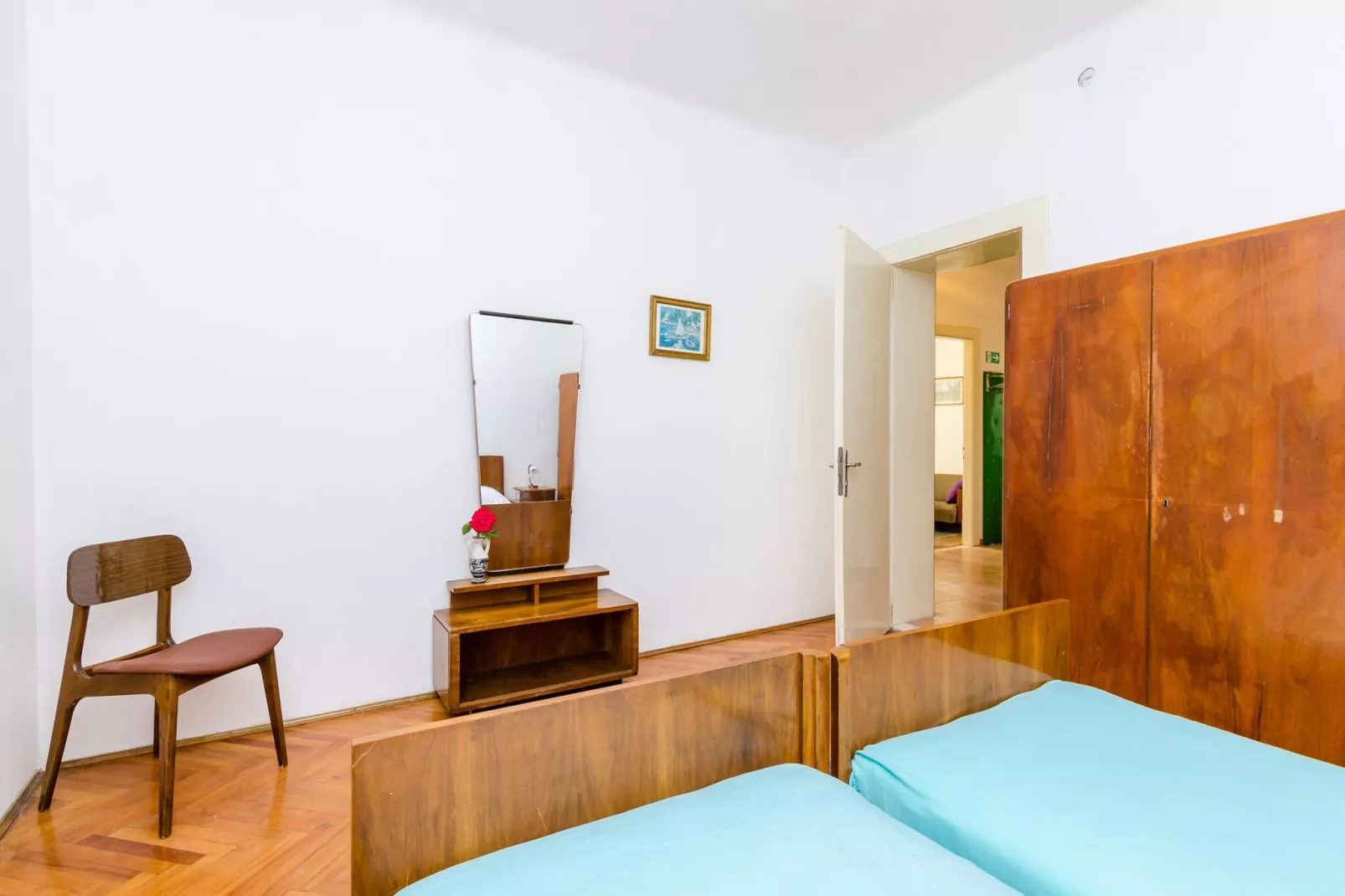 Apartment Lucy - Two Bedroom Apartment with Terrace and City View ( Gustin )-Bedroom