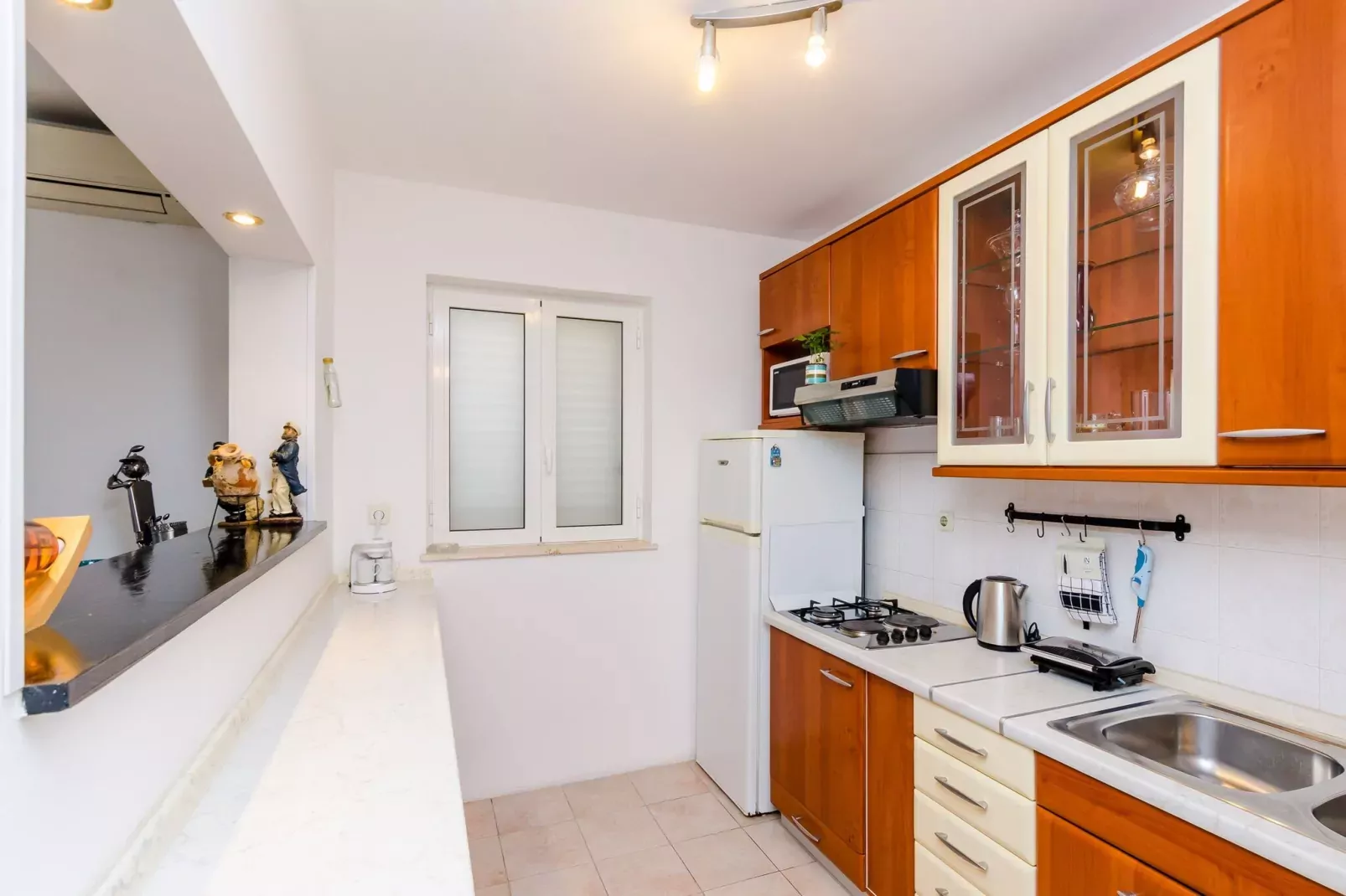Apartment Antej - One Bedroom Apartment with Terrace and City View-Kitchen