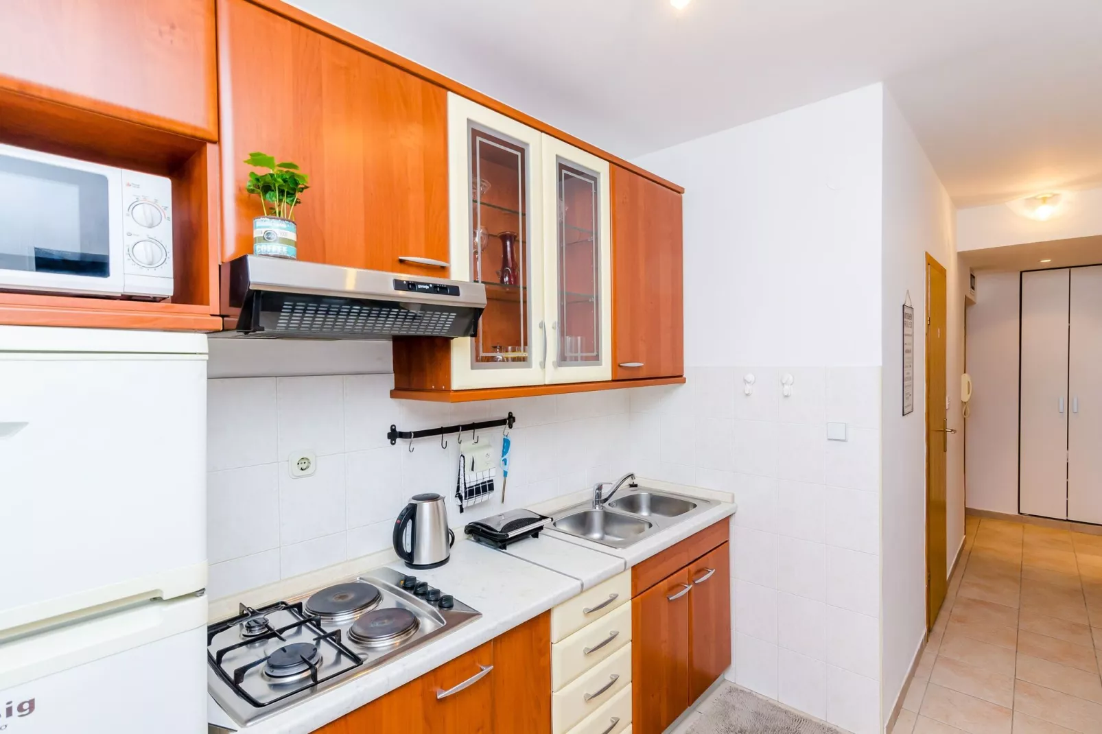 Apartment Antej - One Bedroom Apartment with Terrace and City View-Kitchen