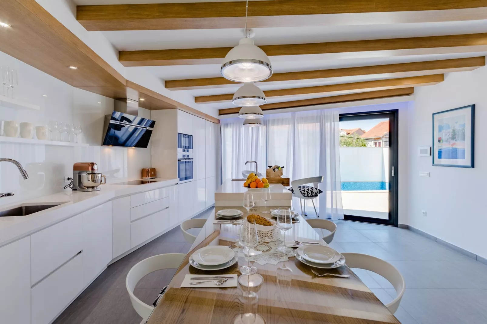 Villa Stone Pearl - Two Bedroom Holiday House with Pool-Cuisine