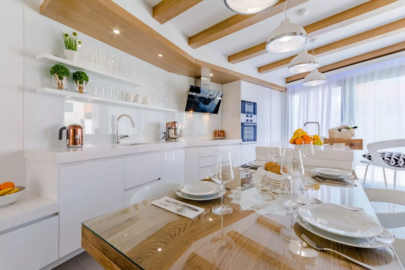 Villa Stone Pearl - Two Bedroom Holiday House with Pool-Cuisine