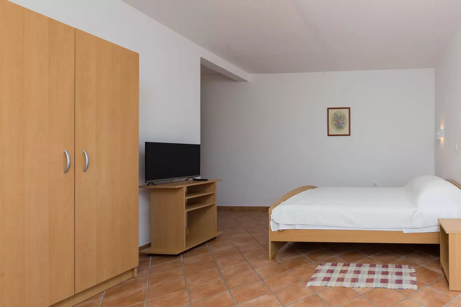 Villa Dubravka - Superior One Bedroom Apartment with Balcony and Sea View (Apartman 6)-Bedroom