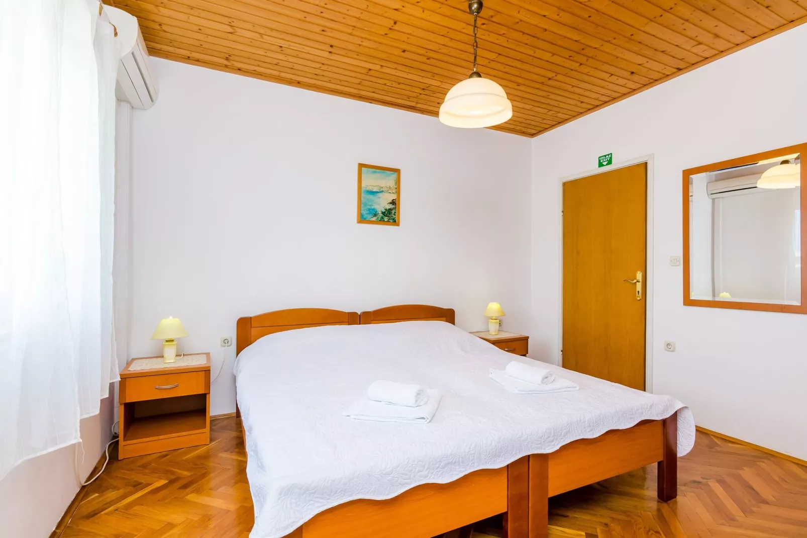 Apartments Mali Paradiso - Studio Apartment with Pool View(A1)-Bedroom