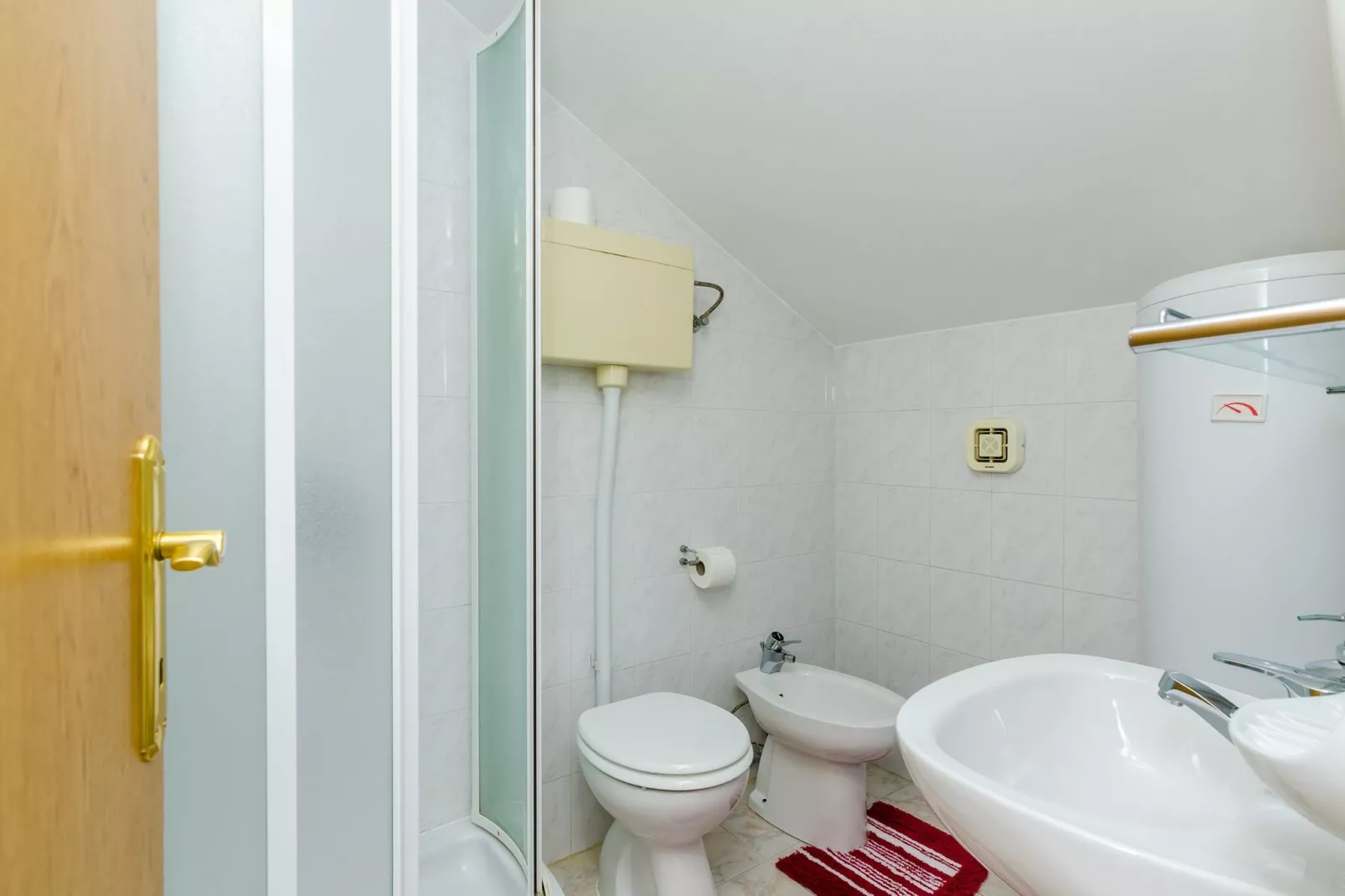 Apartments Mali Paradiso - Studio Apartment with Pool View(A1)-Bathroom