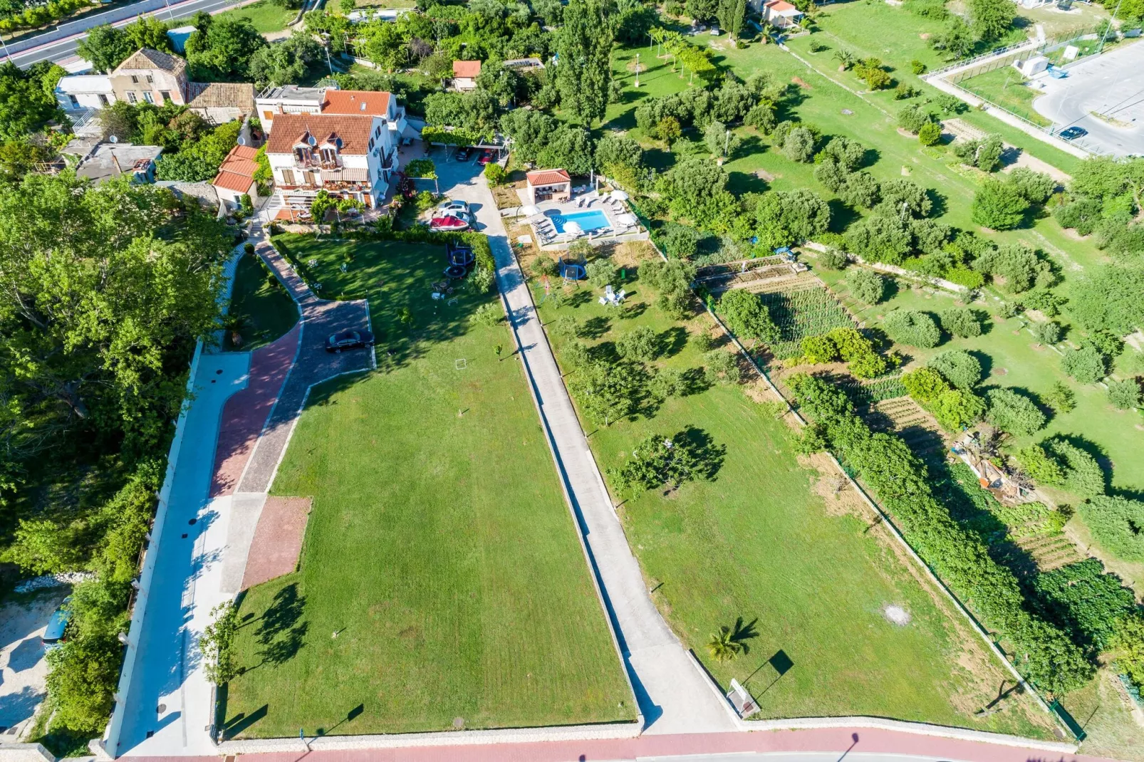 Apartments Mali Paradiso - Studio Apartment with Pool View(A1)-Outdoor