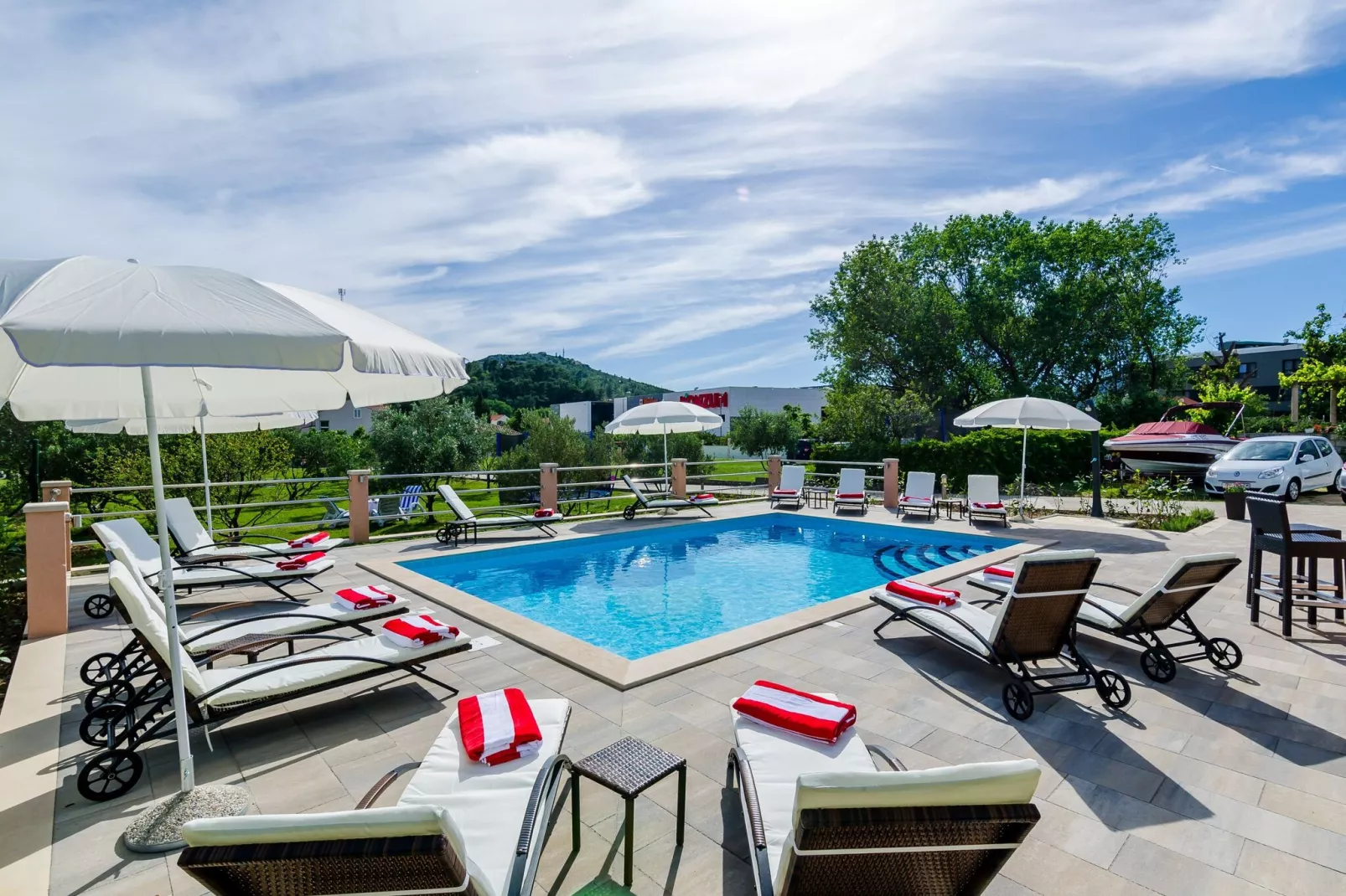 Apartments Mali Paradiso - Studio Apartment with Pool View(A1)-Pool