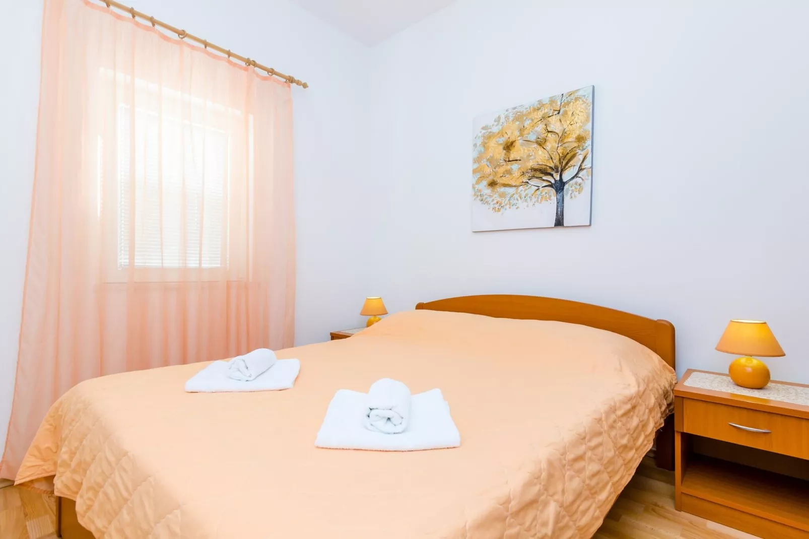Apartments Mali Paradiso - One Bedroom Apartment with Terrace and Pool View(A3)-Bedroom