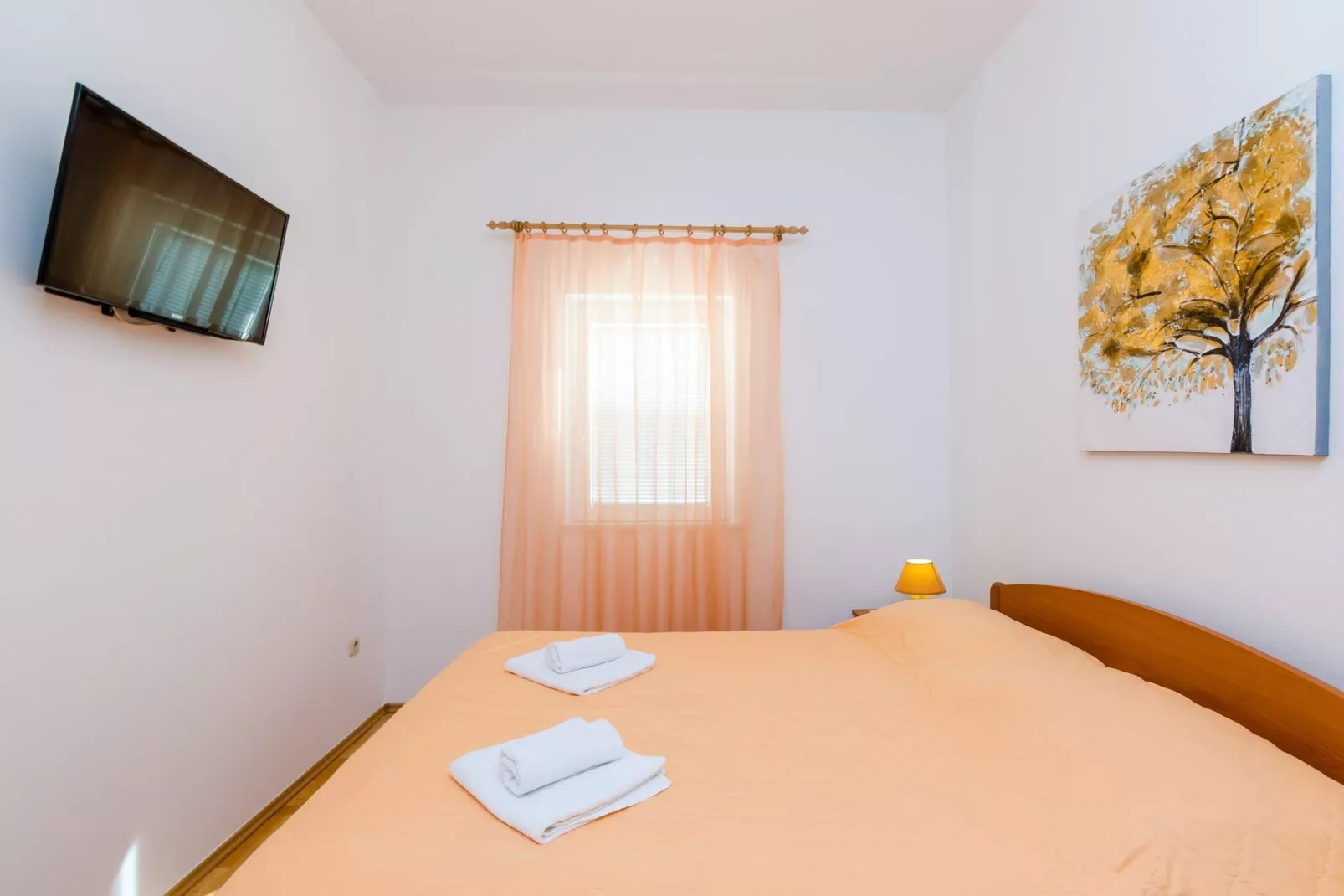 Apartments Mali Paradiso - One Bedroom Apartment with Terrace and Pool View(A3)-Bedroom