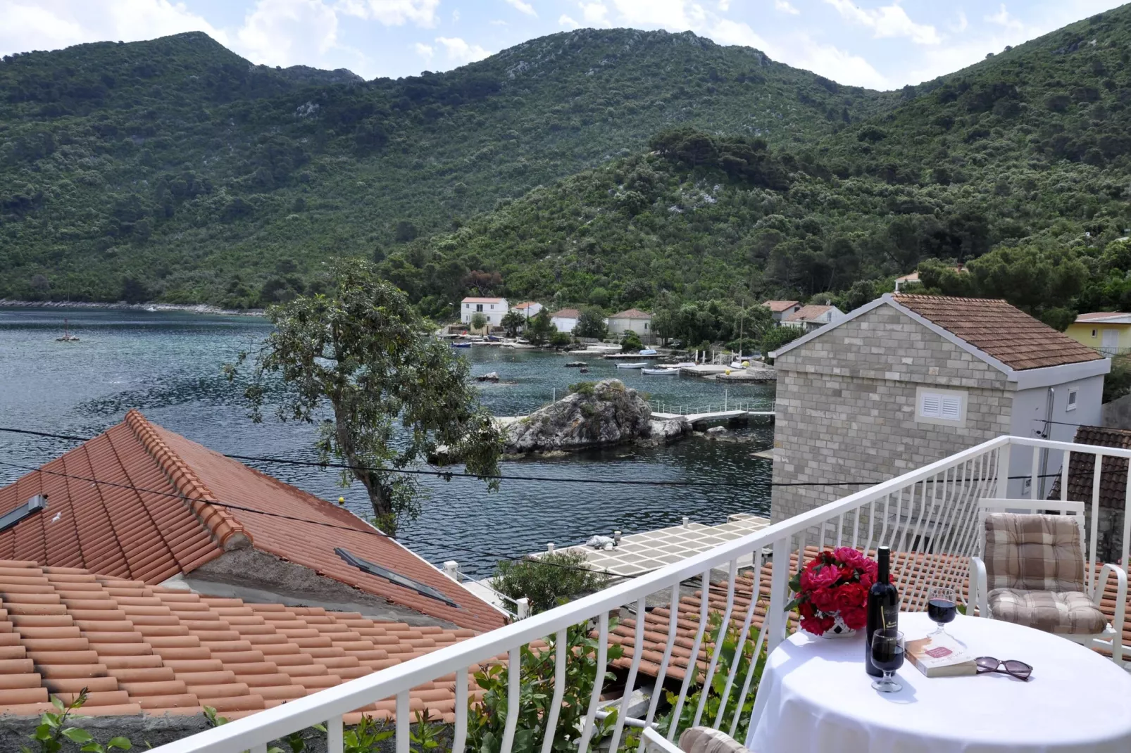 Apartment Danijela Mljet - Studio Apartment with Balcony and Sea View-View
