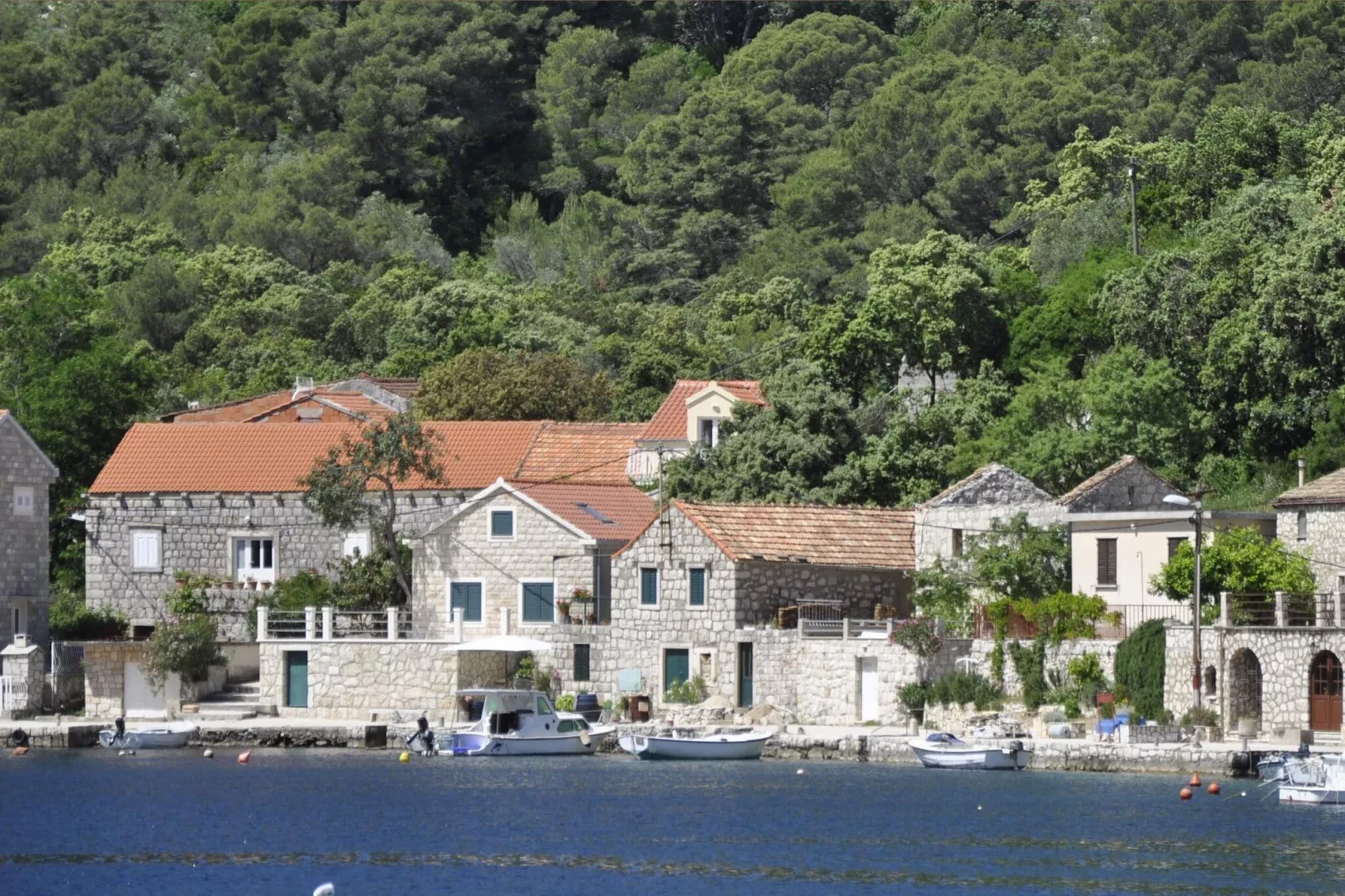 Apartment Danijela Mljet - Studio Apartment with Balcony and Sea View-Outdoor