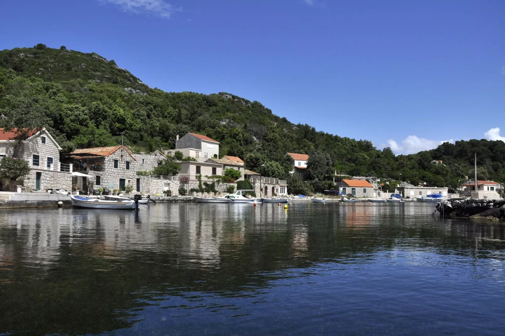 Apartment Danijela Mljet - Studio Apartment with Balcony and Sea View-Outdoor