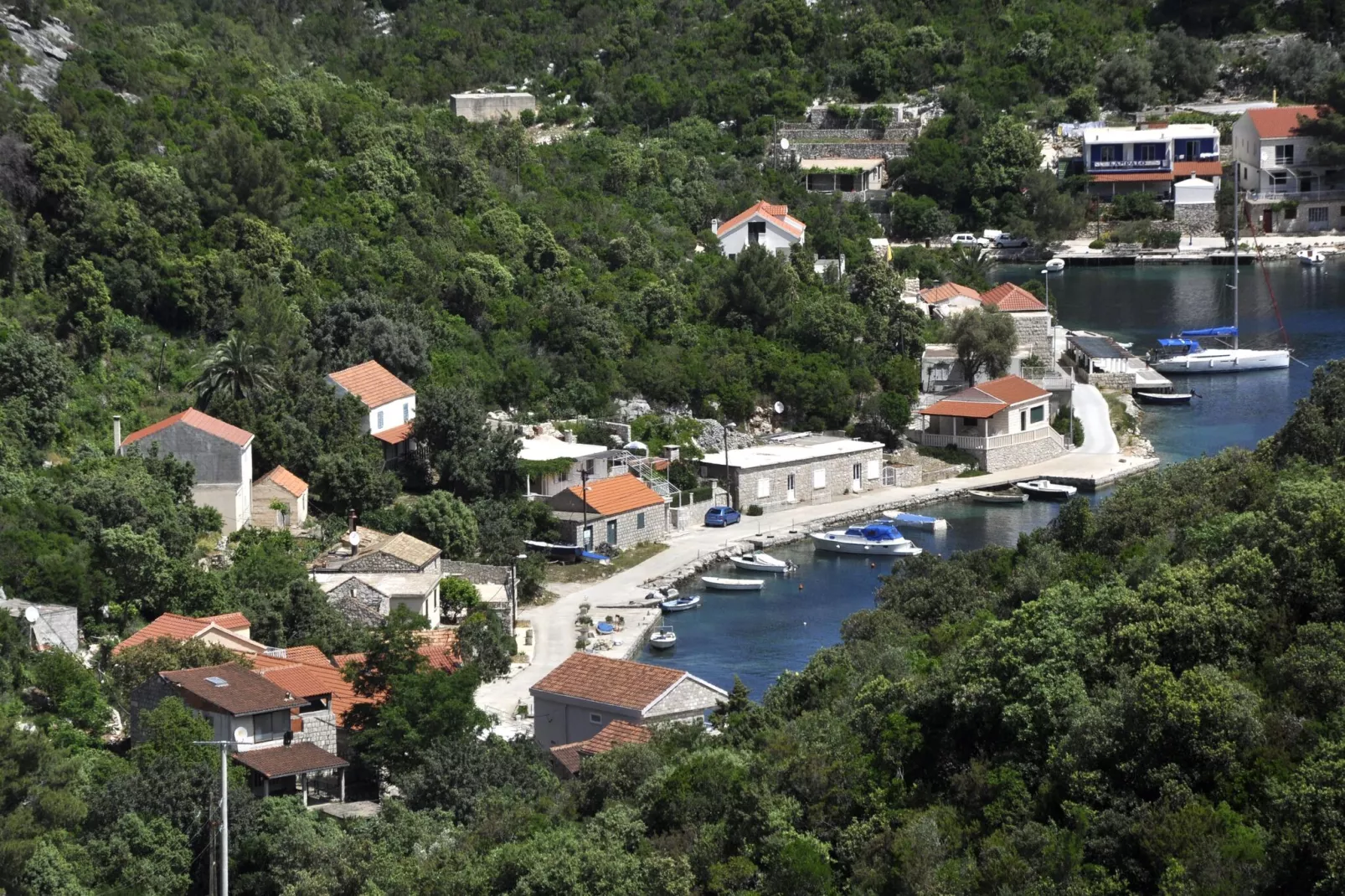 Apartment Danijela Mljet - Studio Apartment with Balcony and Sea View-Outdoor
