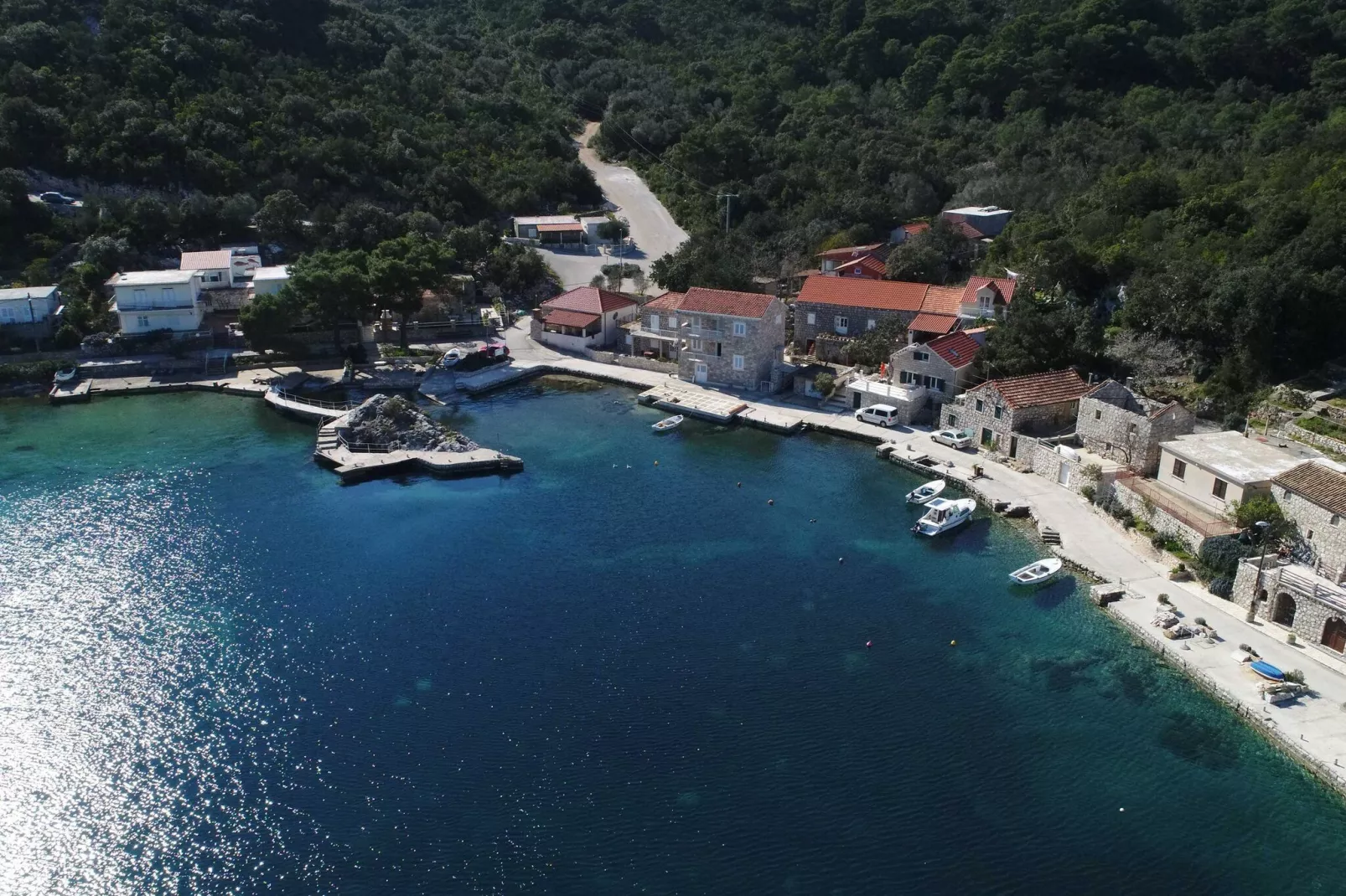 Apartment Danijela Mljet - Studio Apartment with Balcony and Sea View-View