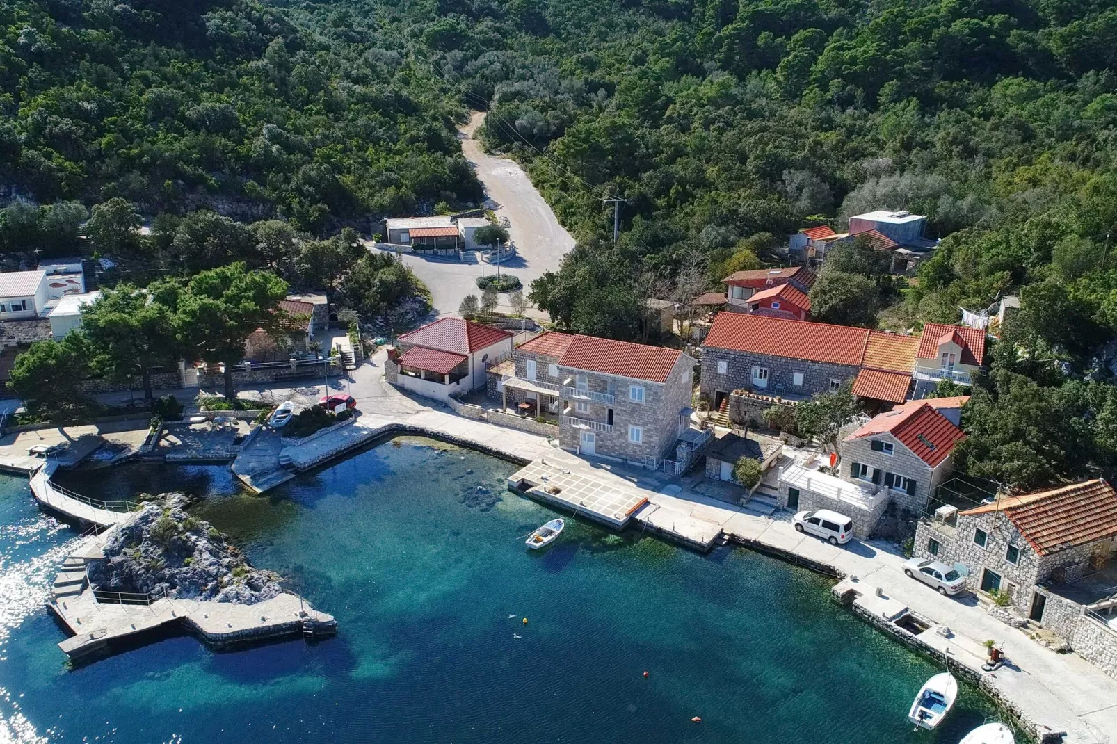 Apartment Danijela Mljet - Studio Apartment with Balcony and Sea View-View