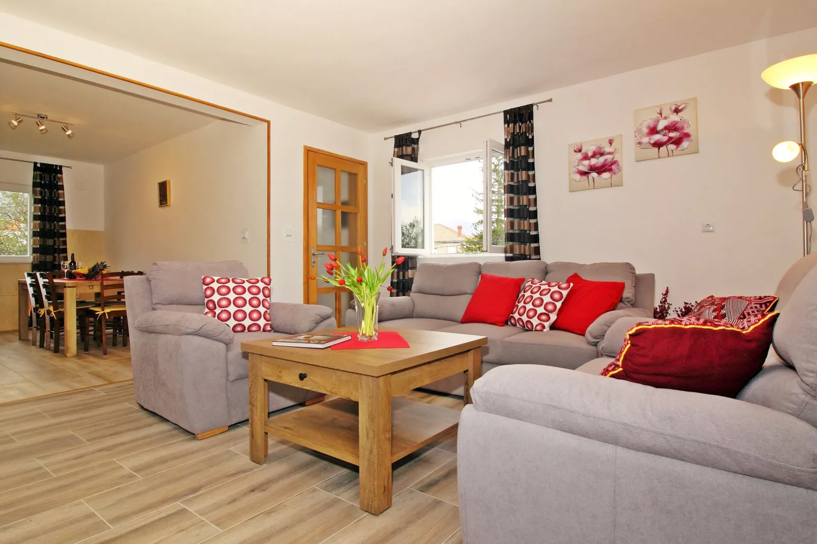 Apartment Milenka - Four Bedroom Apartment with Terrace-Living room