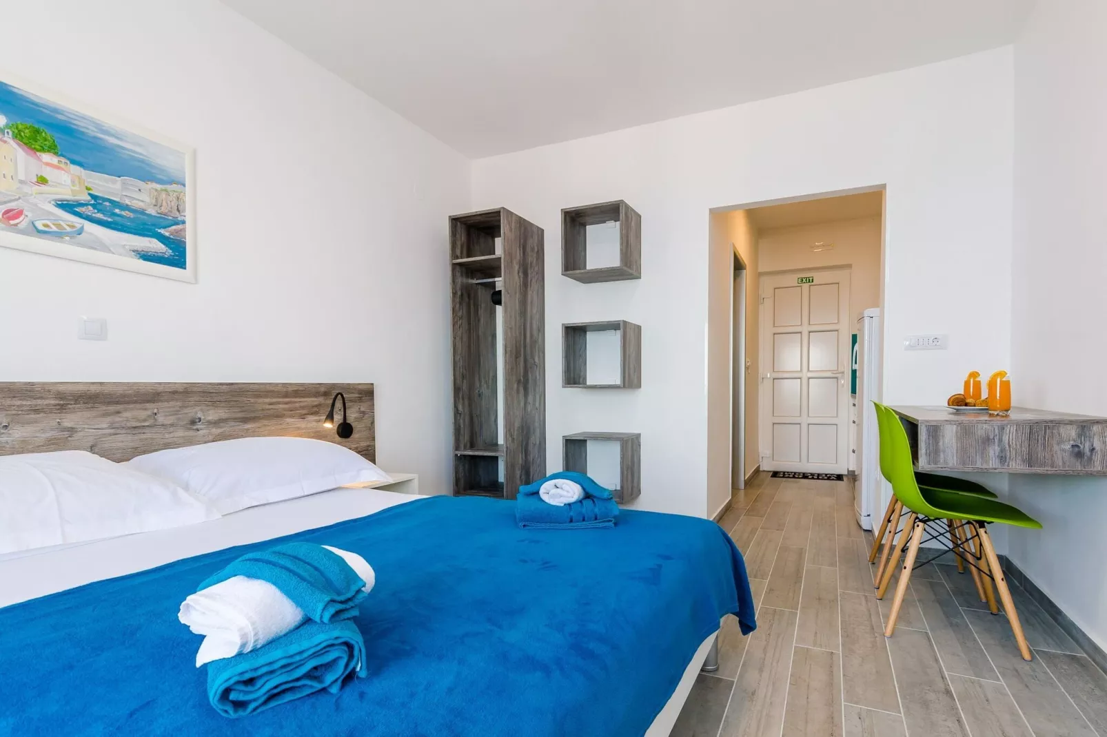Apartment Petra 14 - Studio Apartment with Balcony and Sea View-Chambre