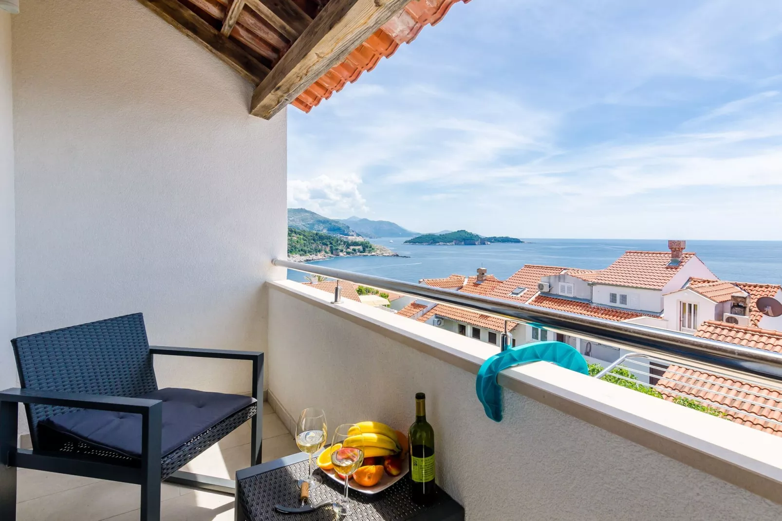 Apartment Petra 14 - Studio Apartment with Balcony and Sea View-Balcon-terrasse