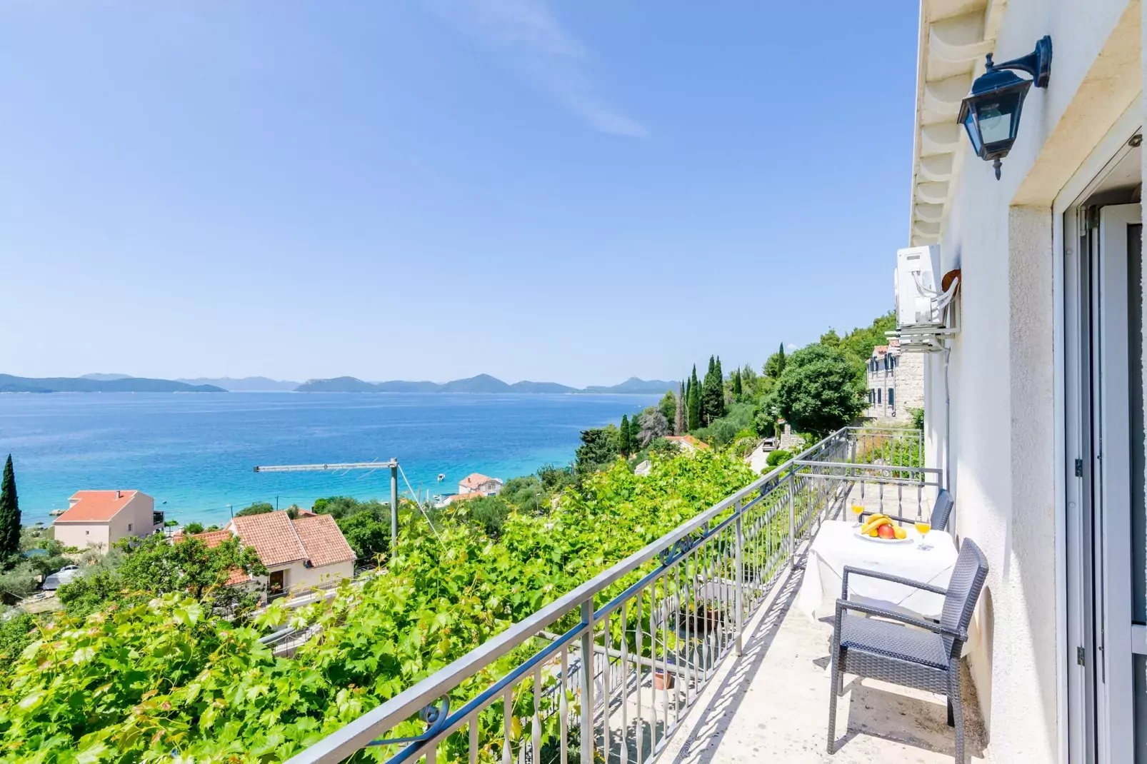 Apartments Cypress Sea Cove - Premium Studio Apartment with Balcony and Sea View (A2)-Terrace balcony