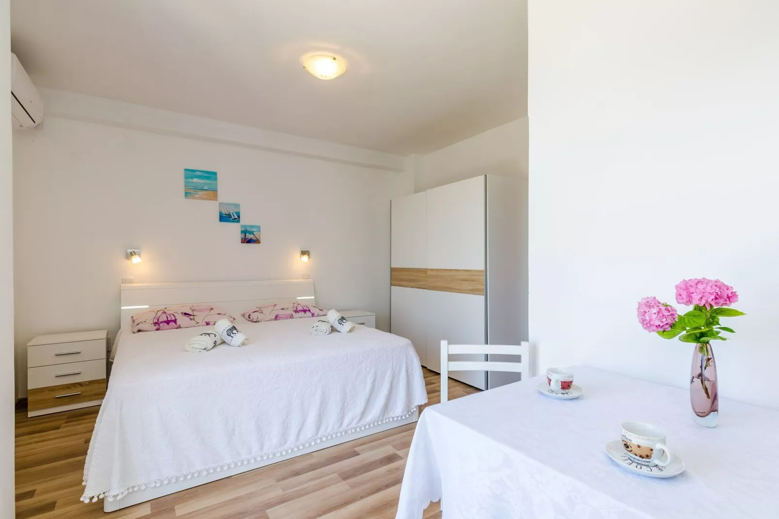 Apartments Cypress Sea Cove - Premium Studio Apartment with Balcony and Sea View (A2)-Indoor