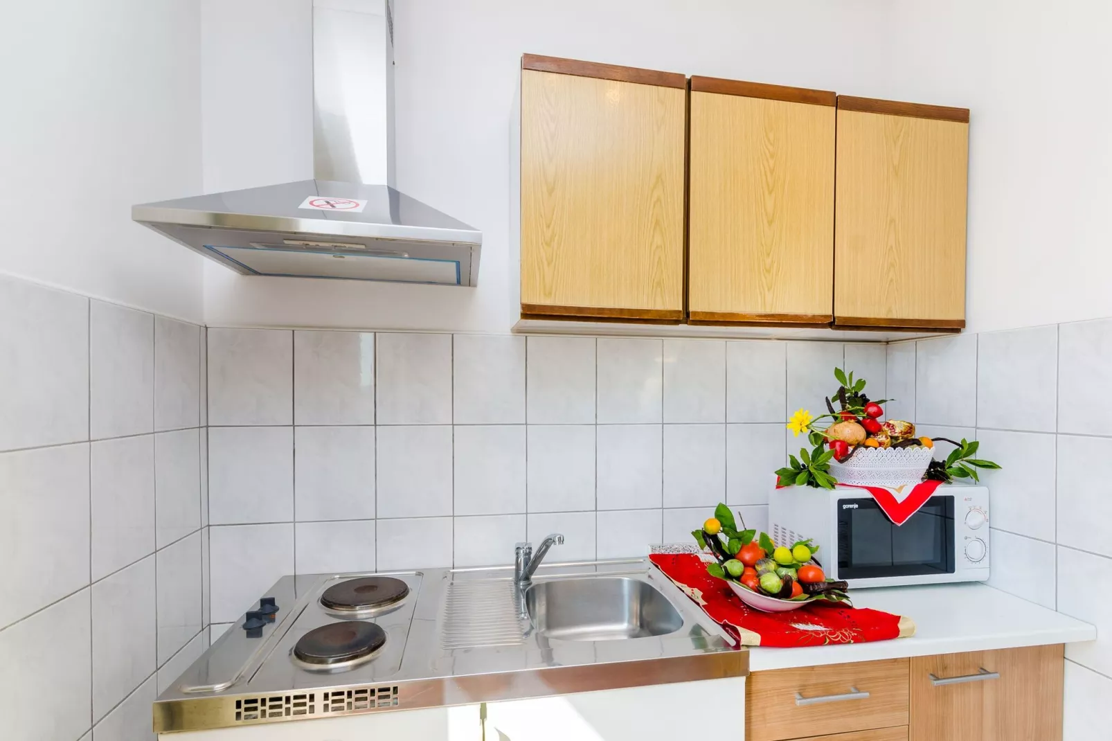 Apartments Cypress Sea Cove - Comfort Studio Apartment with Balcony and Sea View (A1)-Kitchen