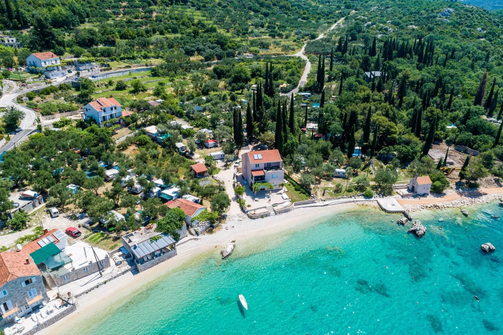 Apartments Cypress Sea Cove - Comfort Studio Apartment with Balcony and Sea View (A1)-View