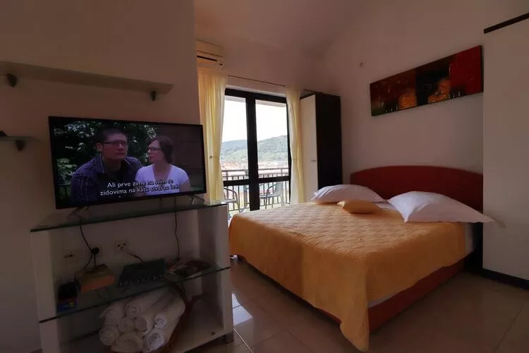 Apartment Josipa  Vela Luka- Studio Apartment with Balcony and Sea View